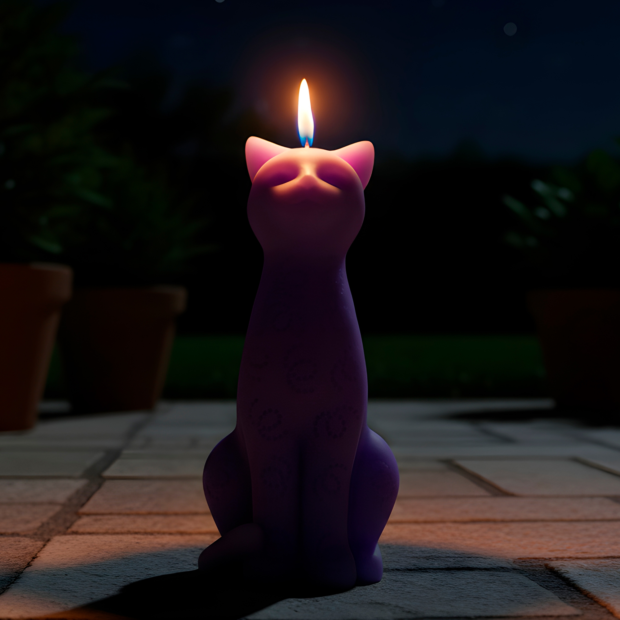 Molde Silicona Gatito Cuerpo Largo Aromaterapia Velas 5,2 X 11,1 CM 6