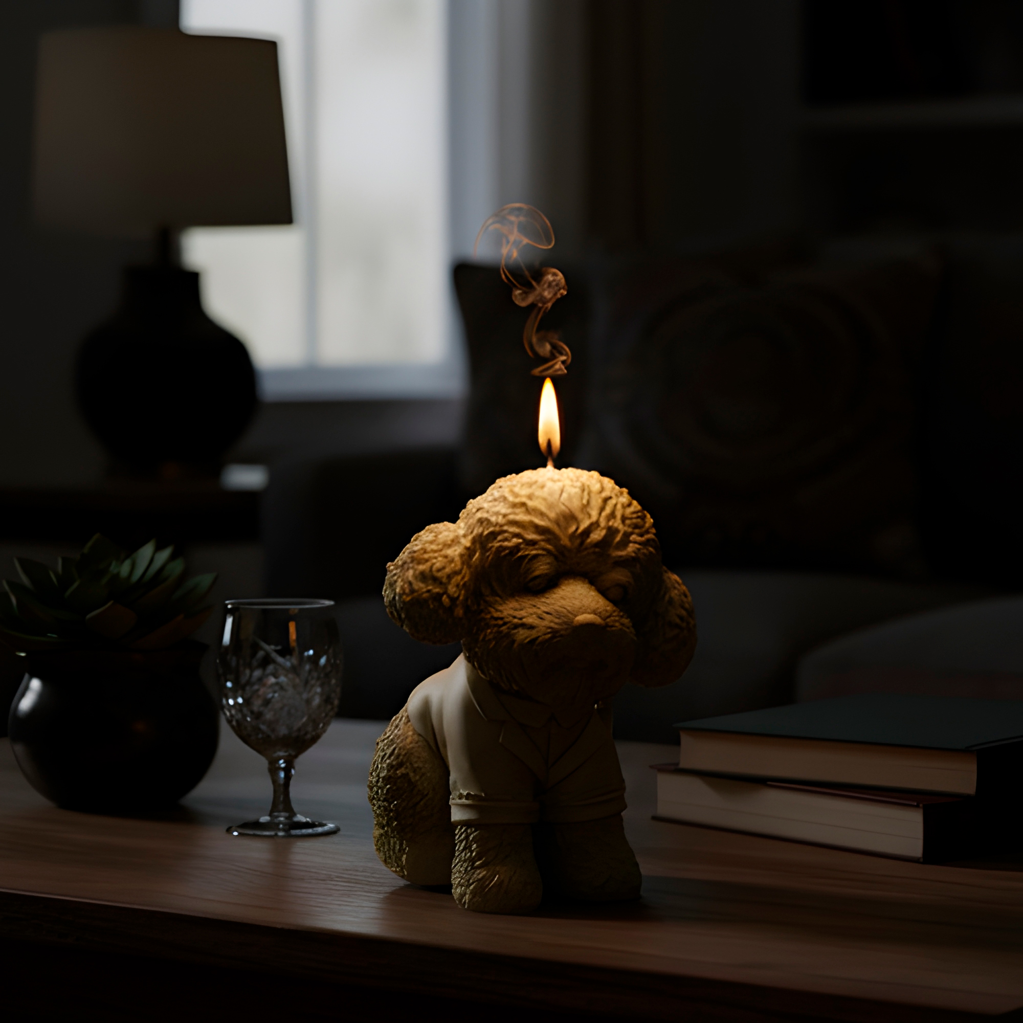 Molde Silicona Perrito Vestido Aromaterapia Velas 5,2 X 6,7 CM 4