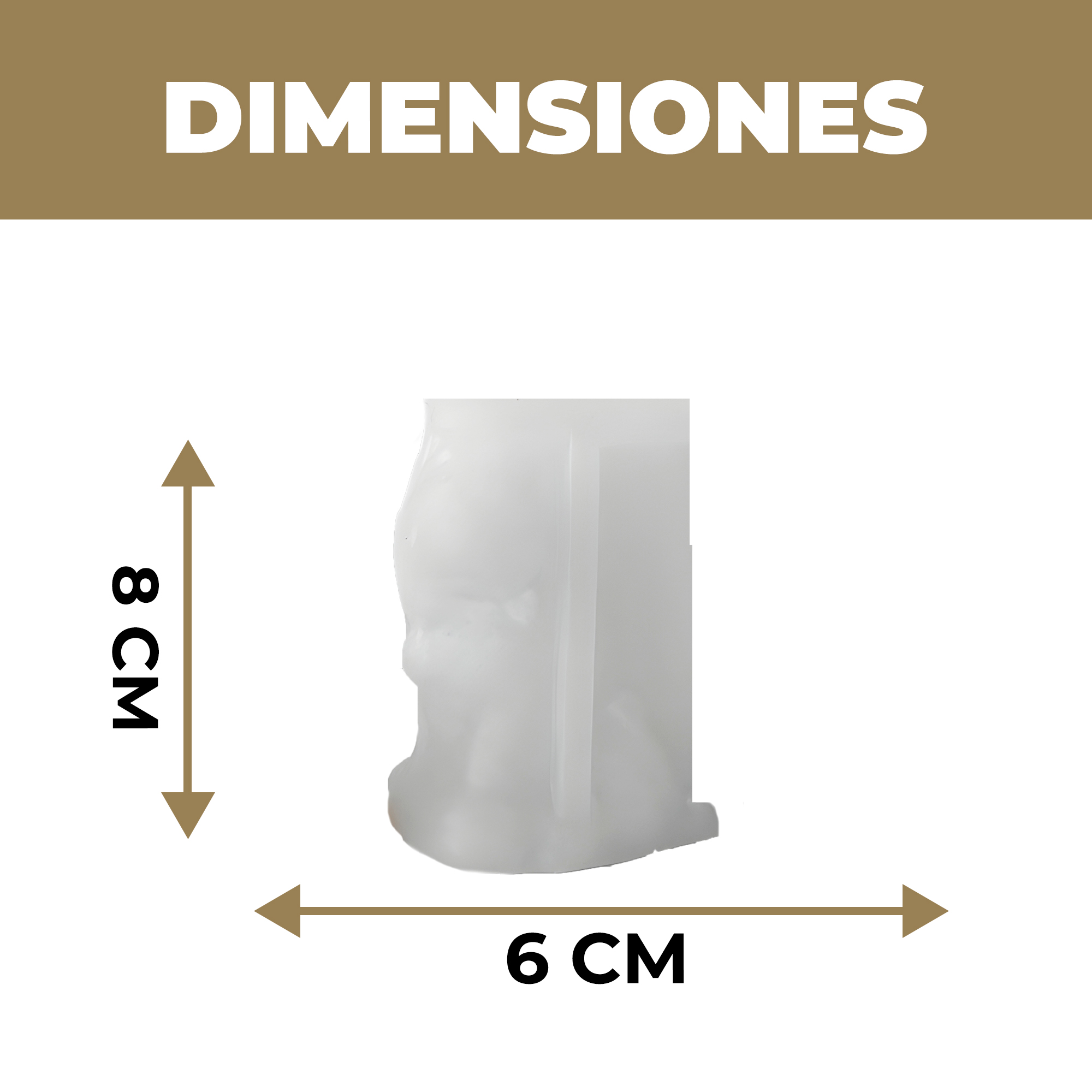 Molde Silicona Perrito Sabueso Aromaterapia Velas 6 X 8 CM 2