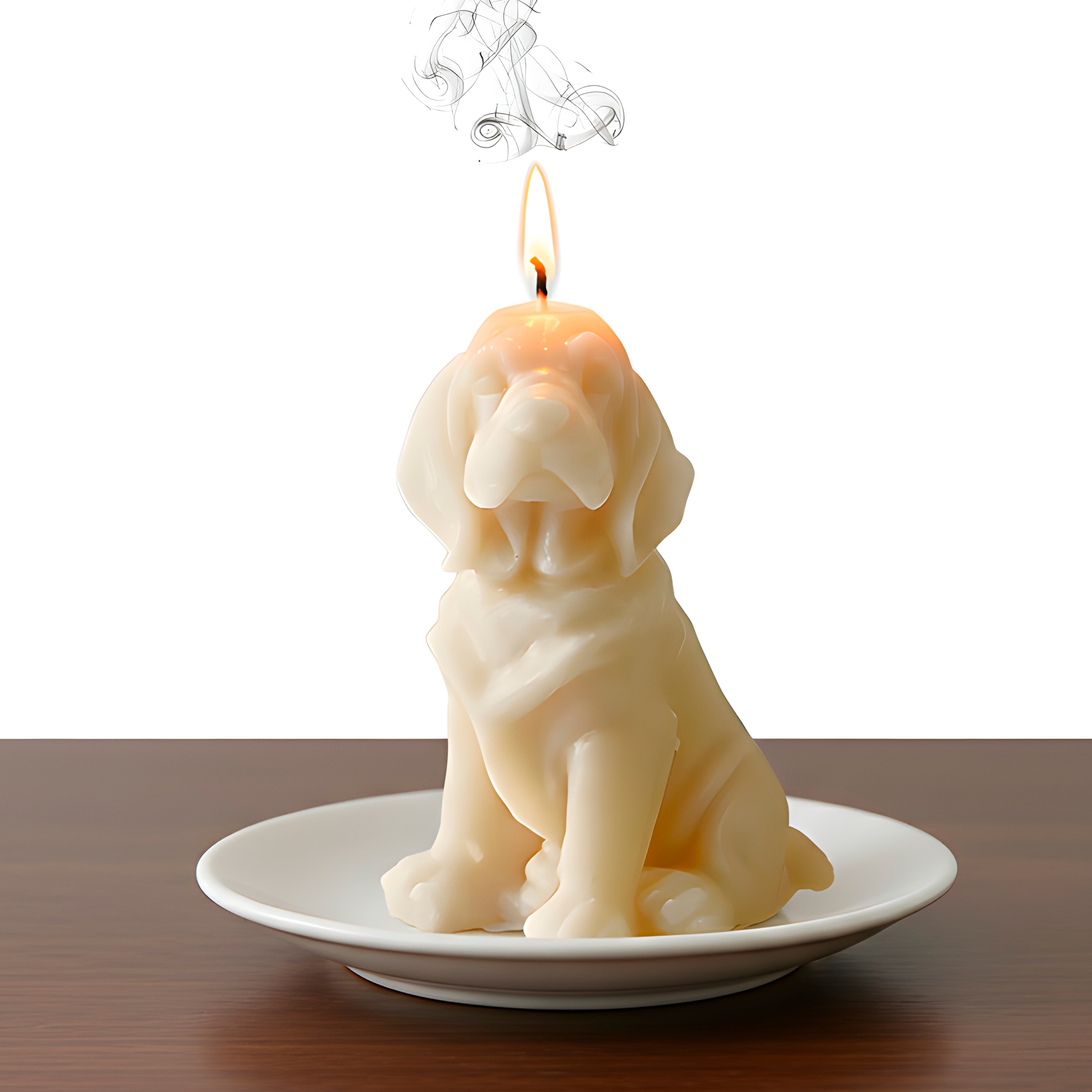 Molde Silicona Perrito Sabueso Aromaterapia Velas 6 X 8 CM 4