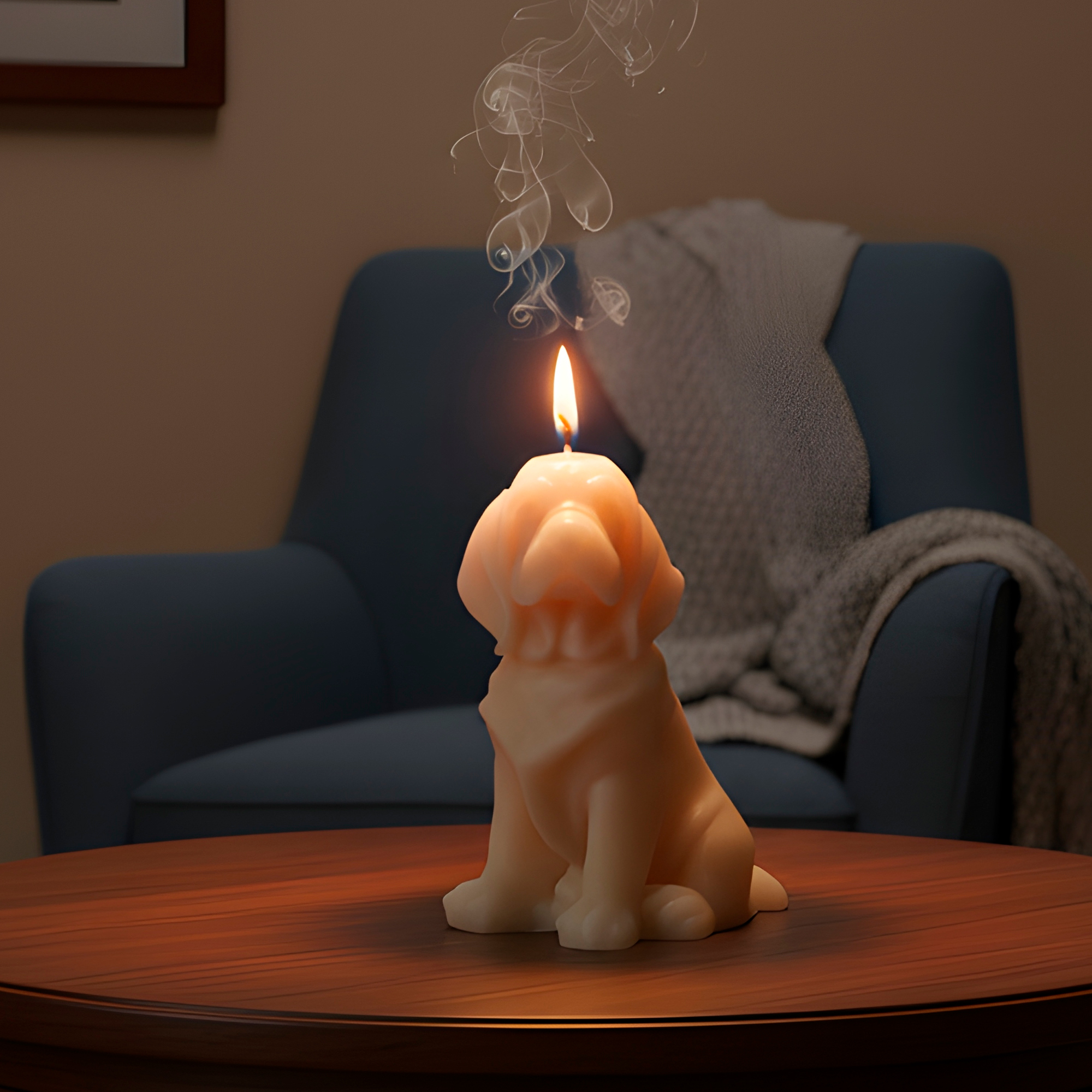 Molde Silicona Perrito Sabueso Aromaterapia Velas 6 X 8 CM 5