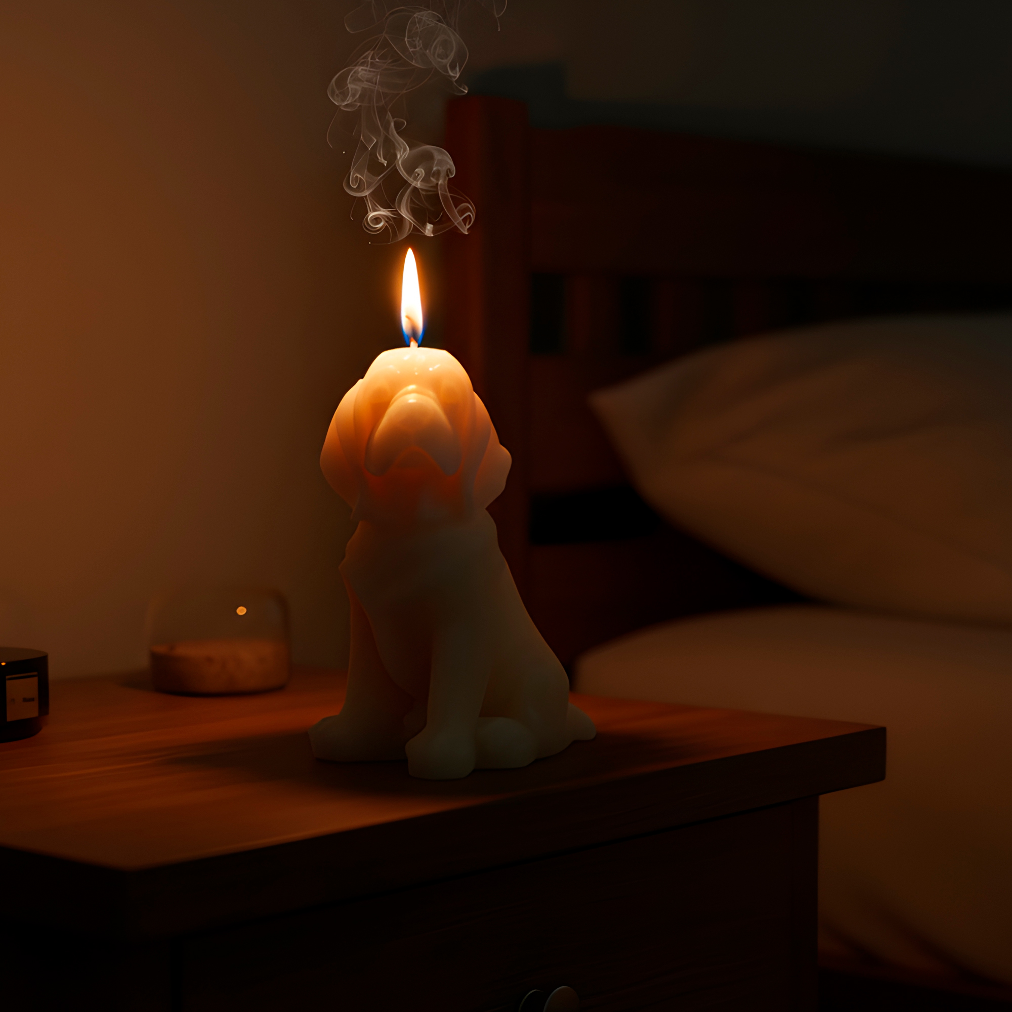 Molde Silicona Perrito Sabueso Aromaterapia Velas 6 X 8 CM 7