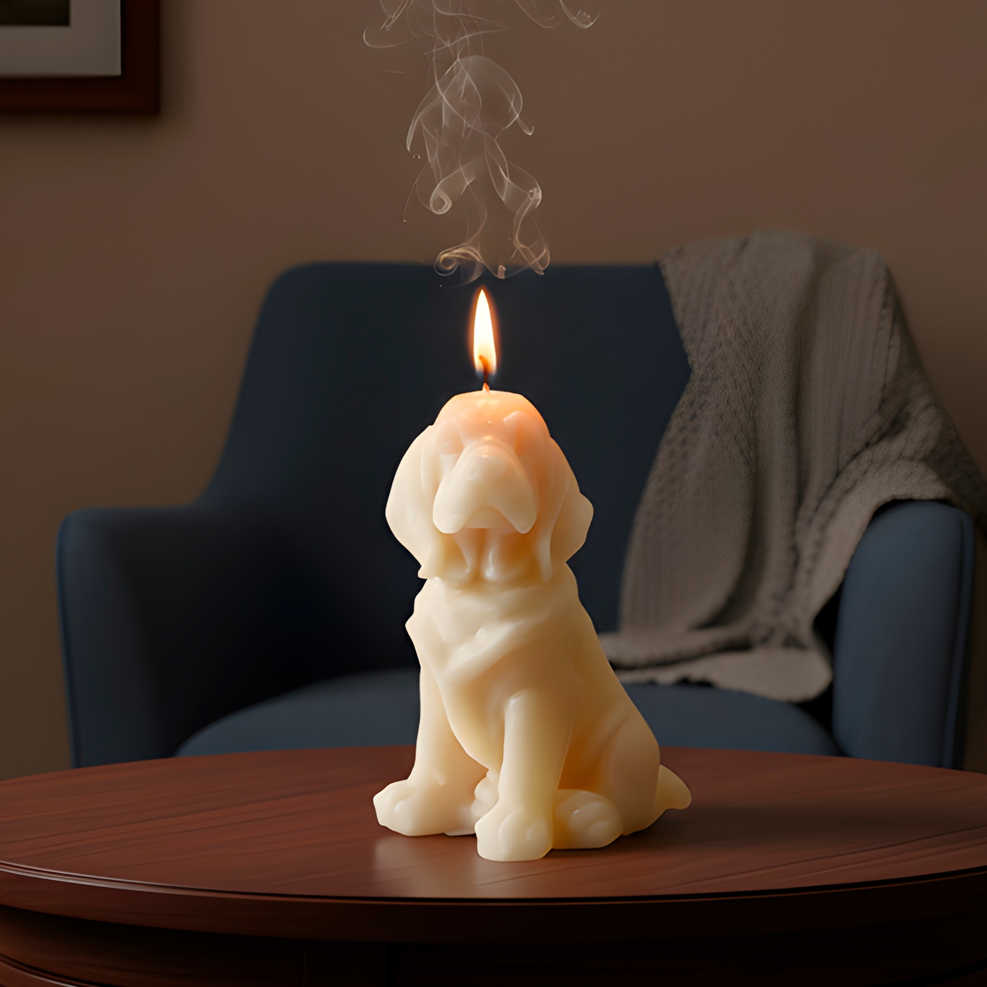 Molde Silicona Perrito Sabueso Aromaterapia Velas 6 X 8 CM 9