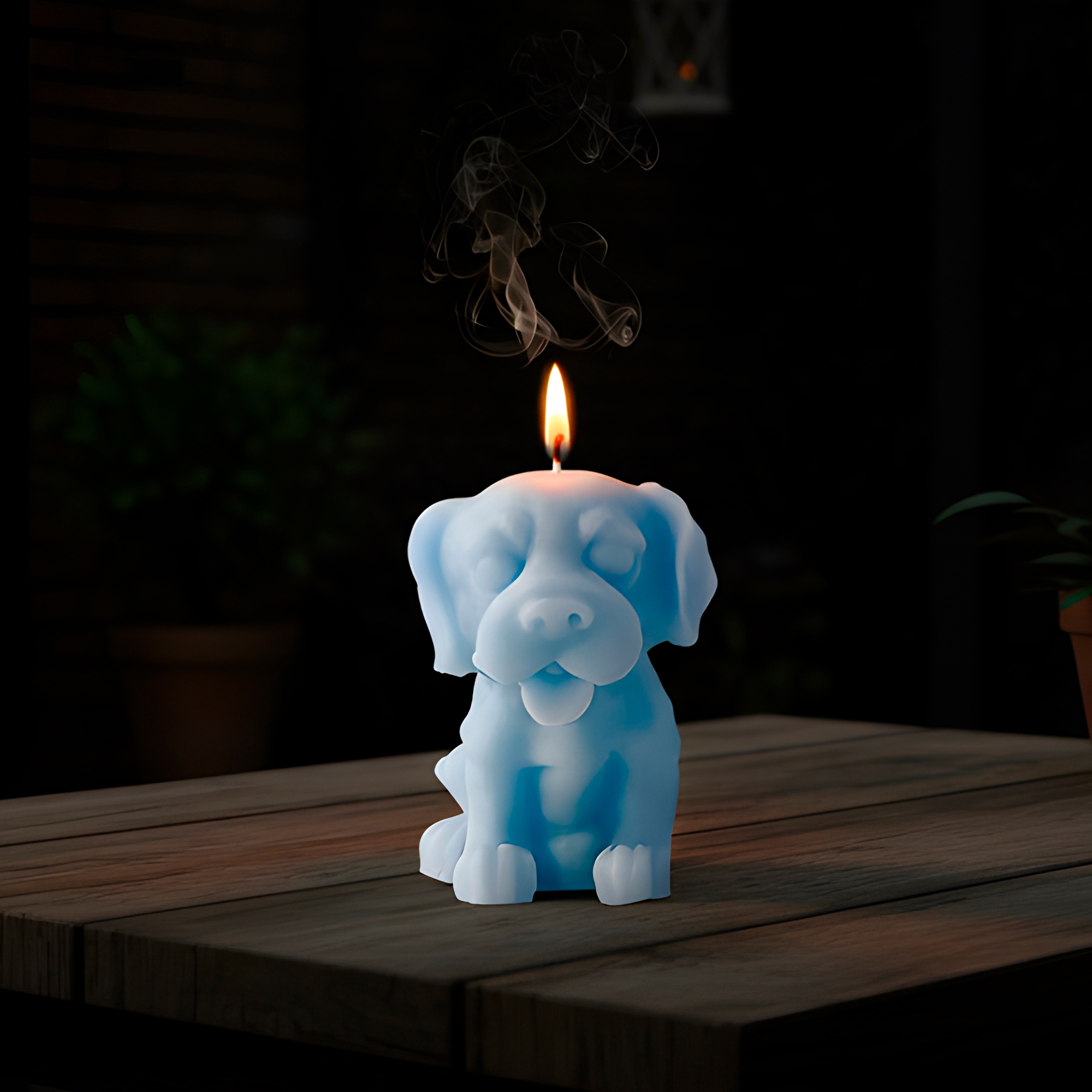 Molde Silicona Perrito con Lengua Aromaterapia Velas 4 X 5,7 CM 3