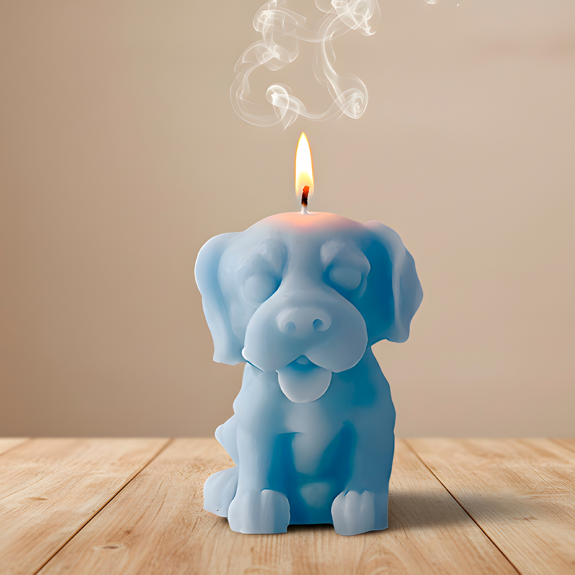 Molde Silicona Perrito con Lengua Aromaterapia Velas 4 X 5,7 CM 6