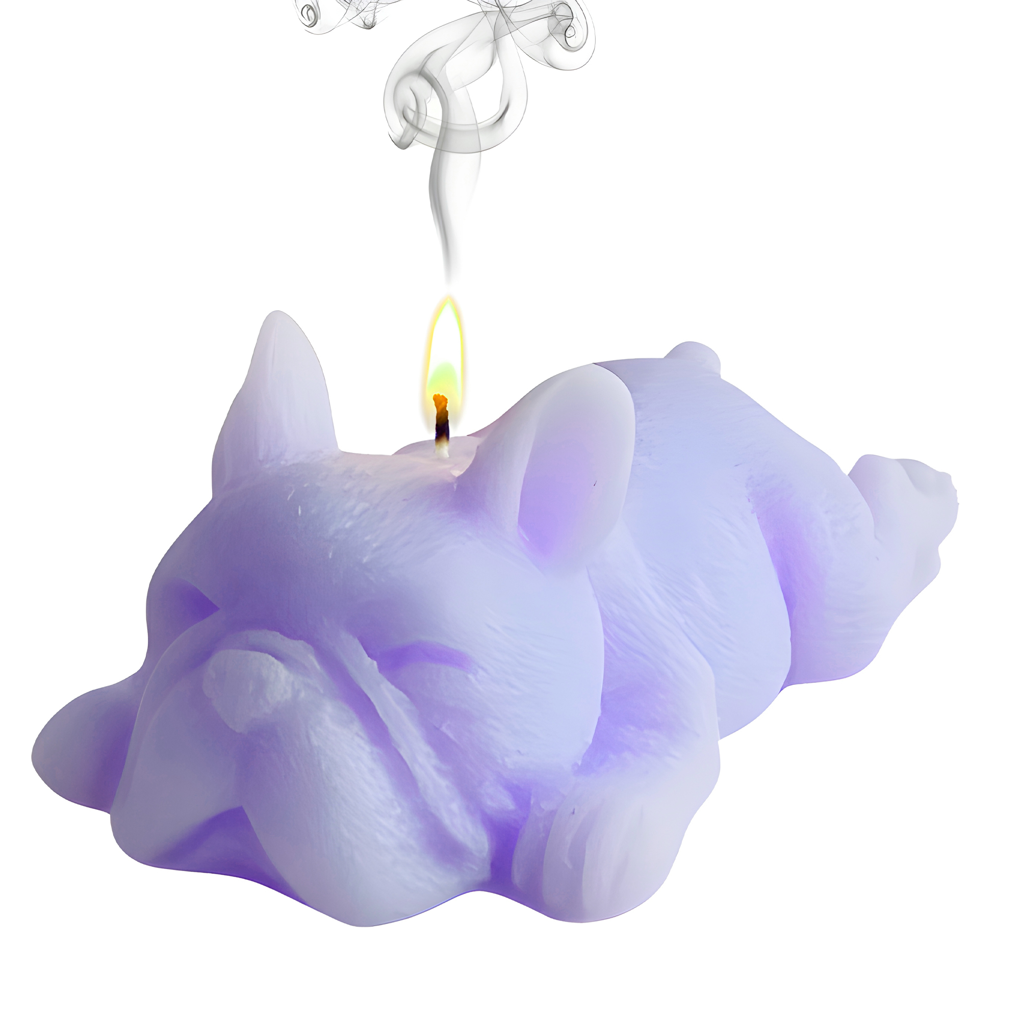 Molde Silicona Perrito BullDog Aromaterapia Velas 3,5 X 2,5 CM 4