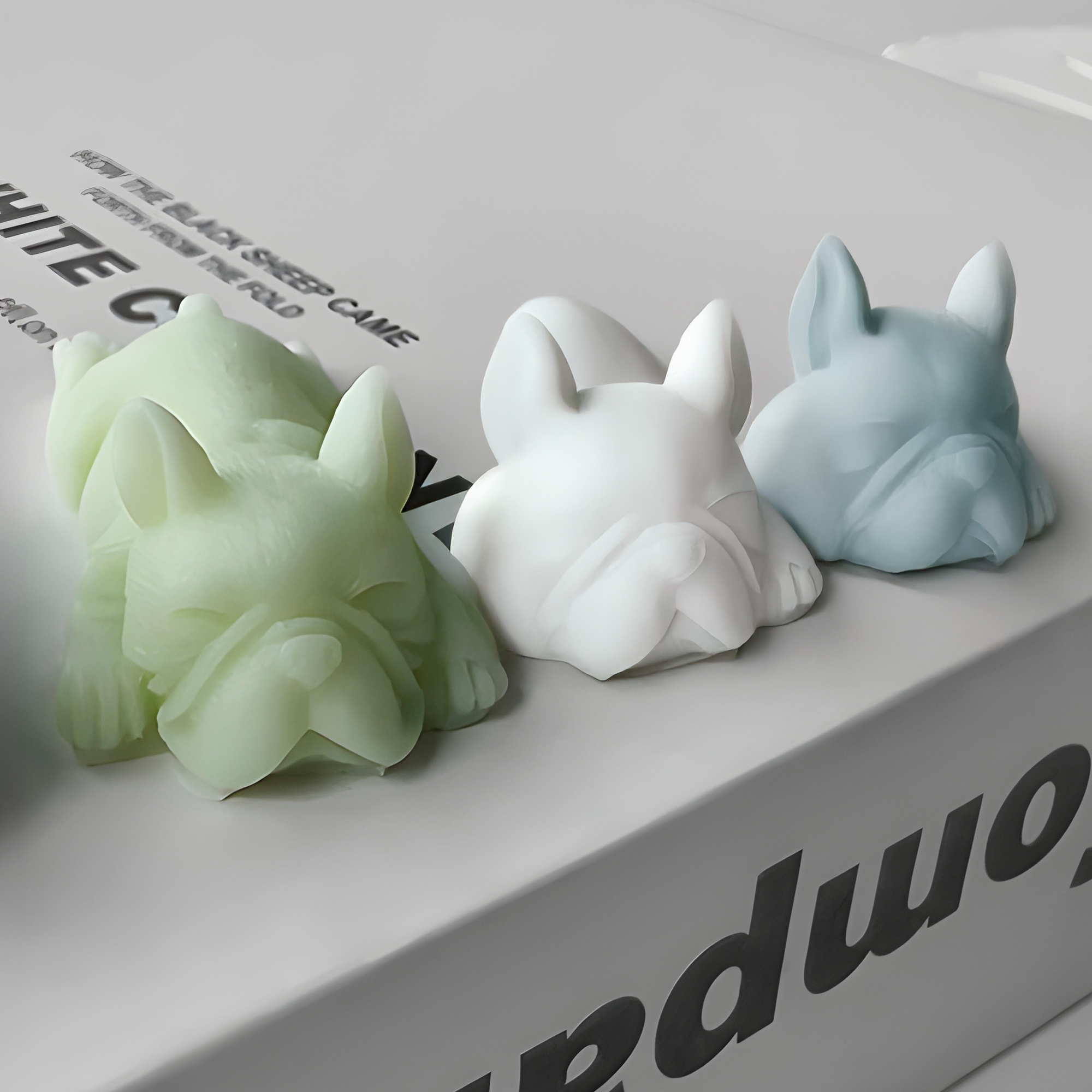 Molde Silicona Perrito BullDog Aromaterapia Velas 3,5 X 2,5 CM 5