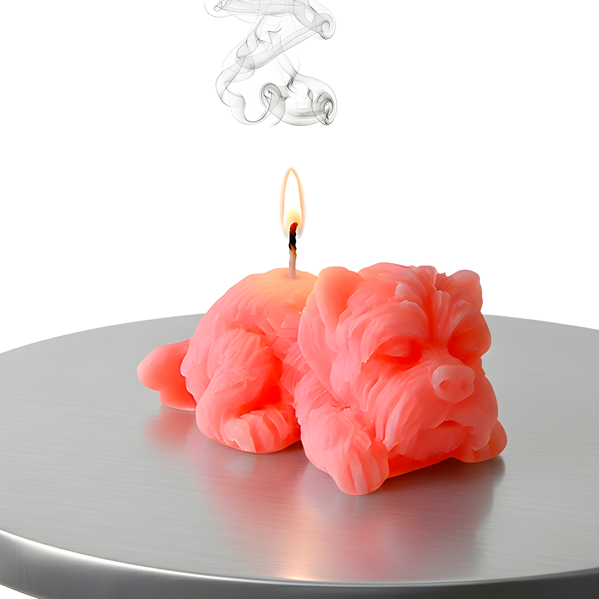 Molde Silicona Perrito Acostado Aromaterapia Velas 4,2 X 2 CM 7