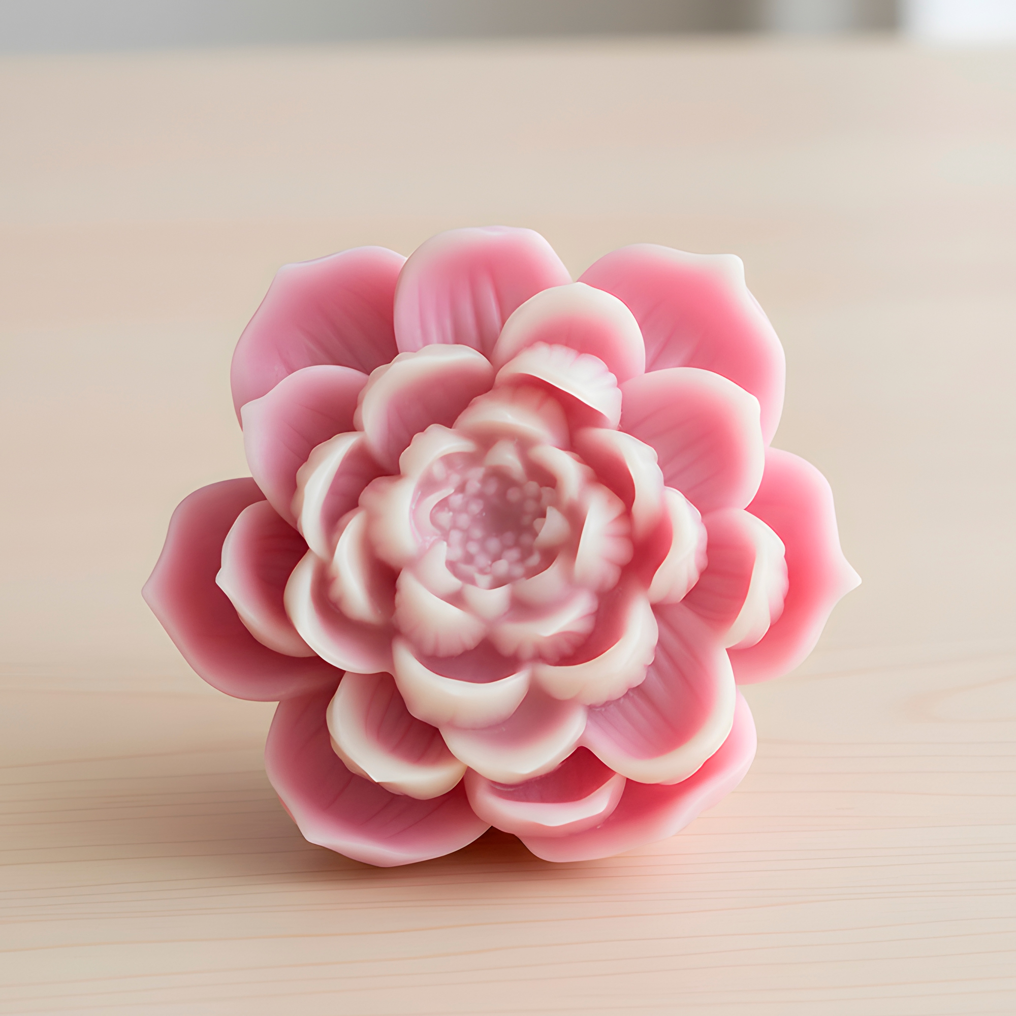 Molde Silicona Flor de Loto Tridimensionales Aromaterapia Velas 9 X 8,5 CM 5