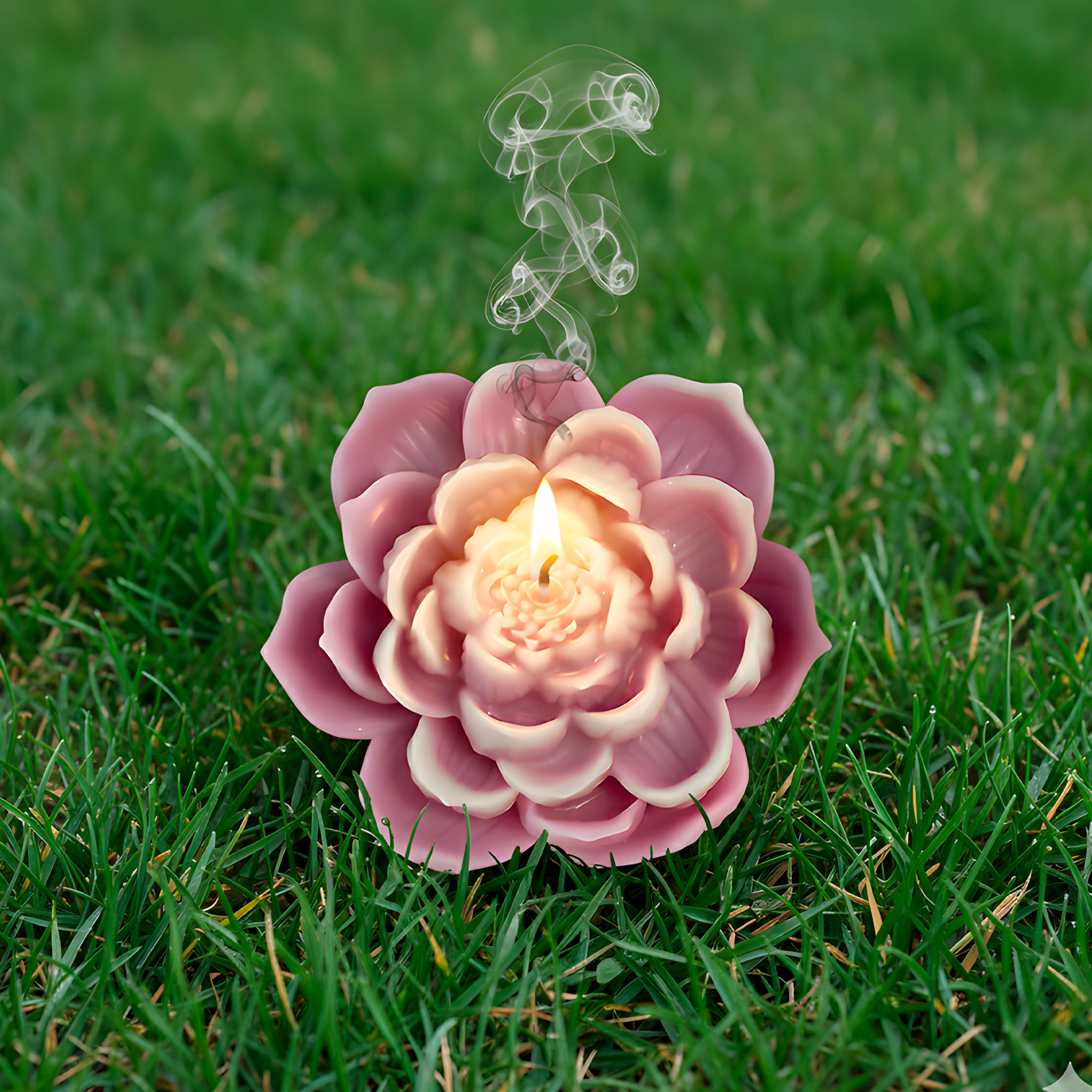 Molde Silicona Flor de Loto Tridimensionales Aromaterapia Velas 9 X 8,5 CM 6