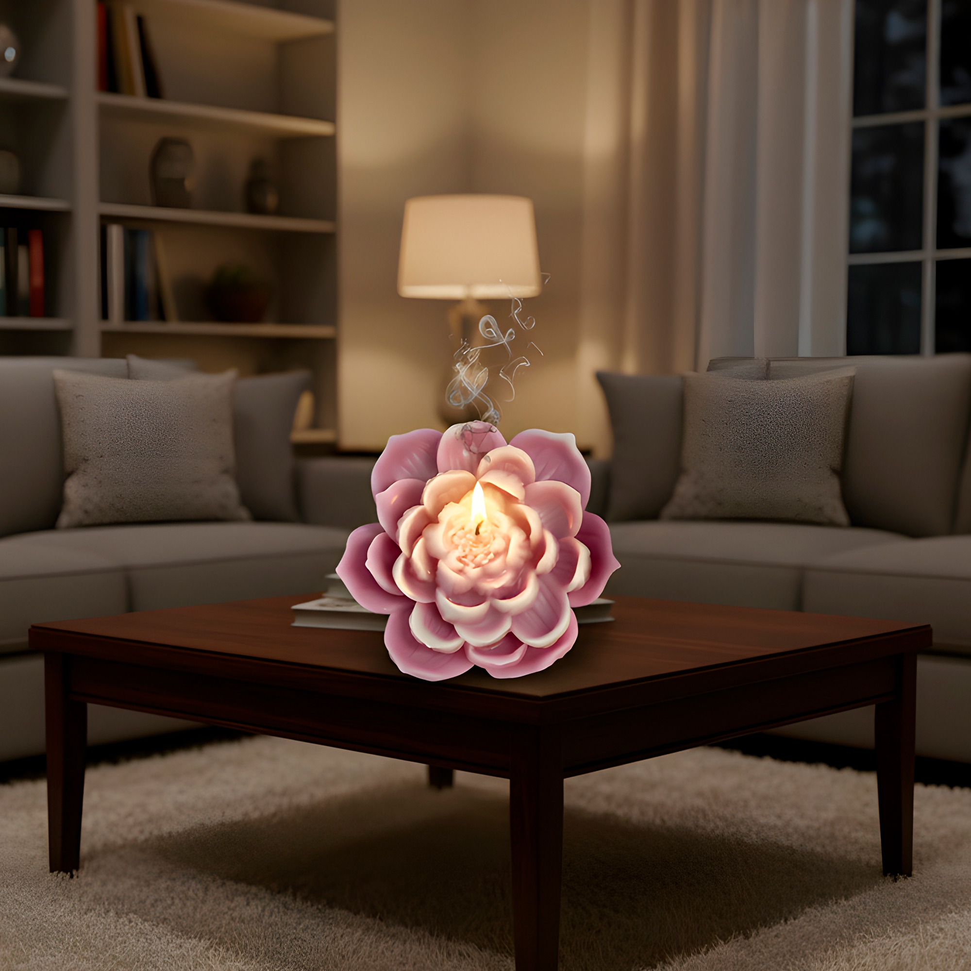 Molde Silicona Flor de Loto Tridimensionales Aromaterapia Velas 9 X 8,5 CM 8