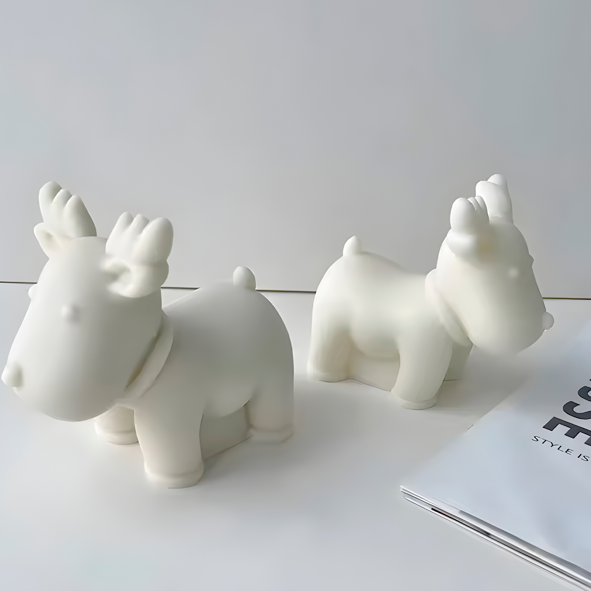 Molde Silicona Reno Navideño Aromaterapia Velas 11 X 10.2 CM 3