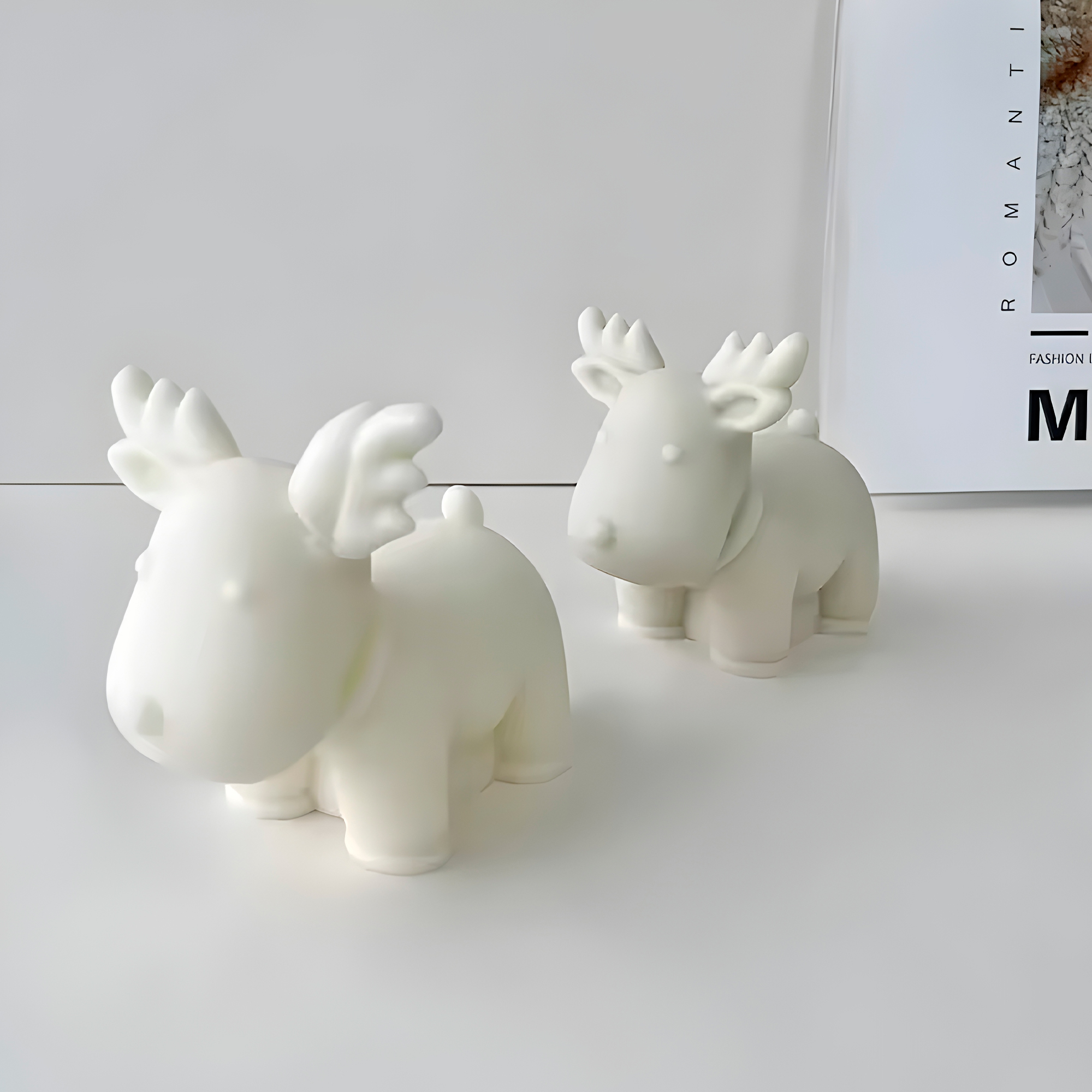 Molde Silicona Reno Navideño Aromaterapia Velas 11 X 10.2 CM 4