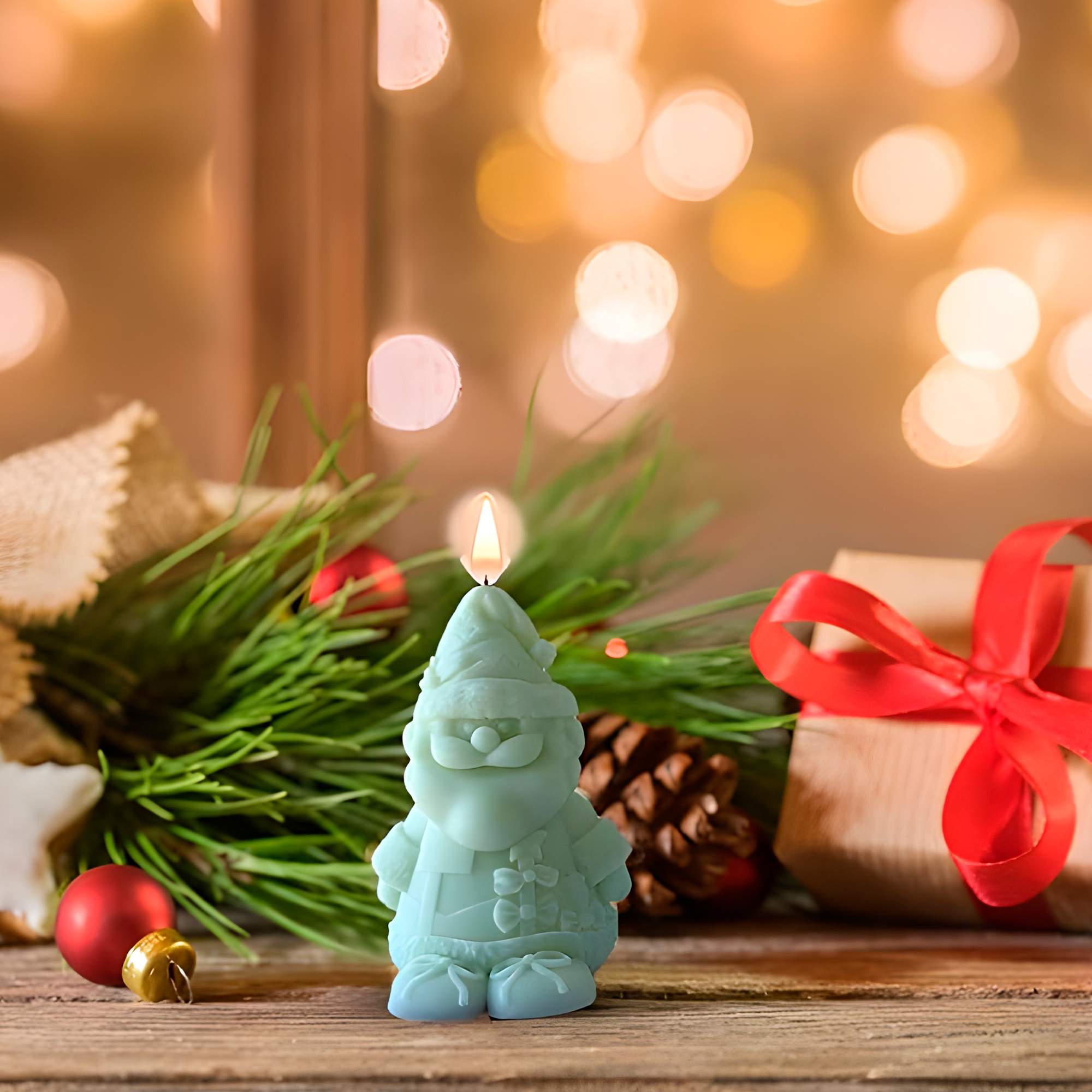 Molde Silicona Viejito Pascuero Aromaterapia Velas 7,6 X 11,1 CM 3