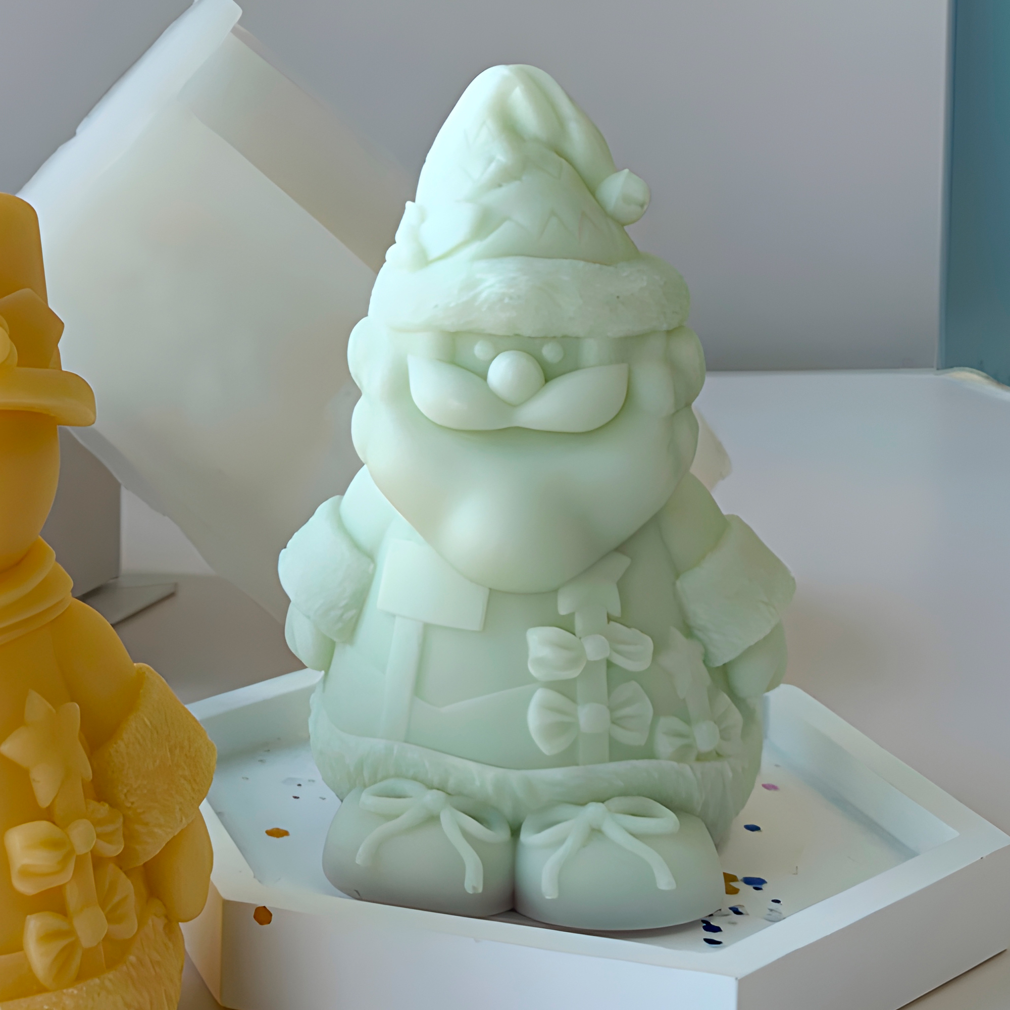 Molde Silicona Viejito Pascuero Aromaterapia Velas 7,6 X 11,1 CM 9