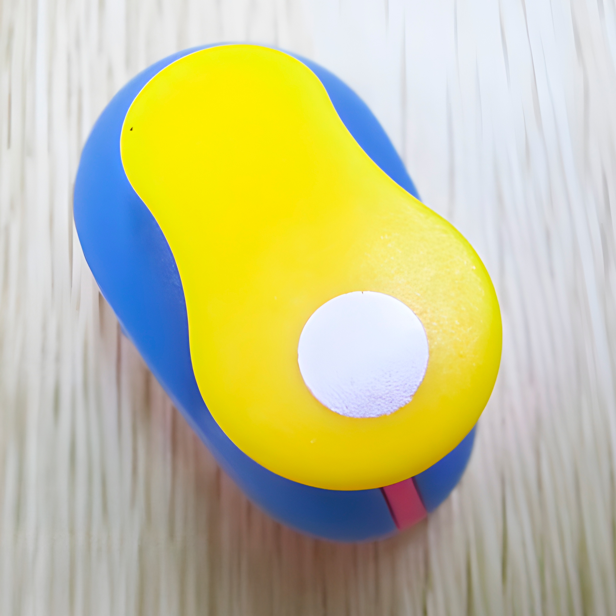 Perforadora de Papel Circular Agujeros Manualidades Pequeña Amarilla y Azul 8 mm 6