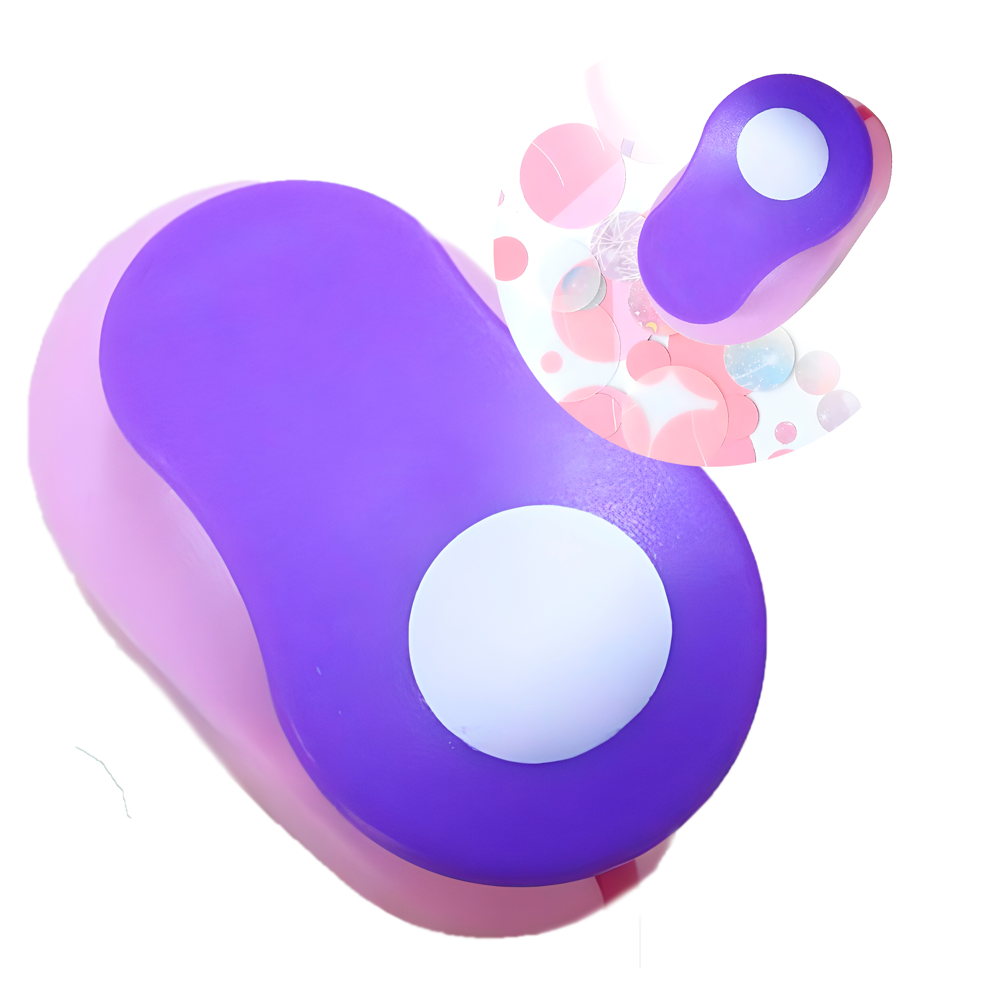 Perforadora de Papel Circular Agujeros Manualidades Pequeña Purpura y Rosa 16 mm 1