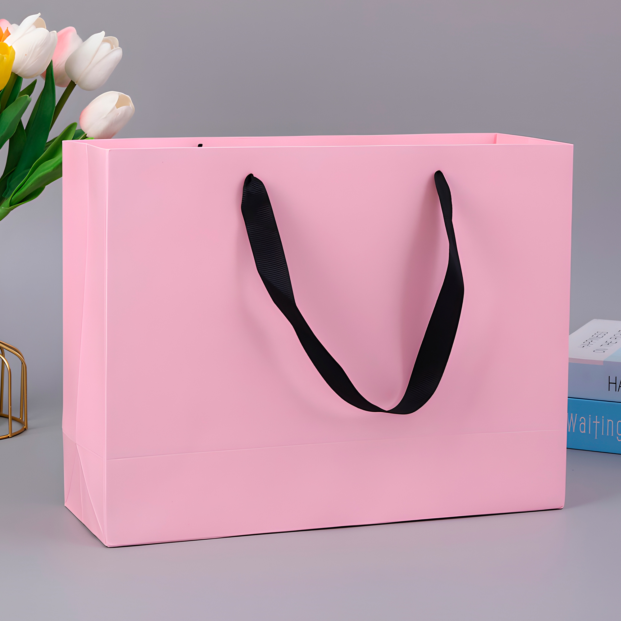 Bolsas de Cartón Lujo para Regalo Ecológicas Colores 24 X 10 X 17 CM 18