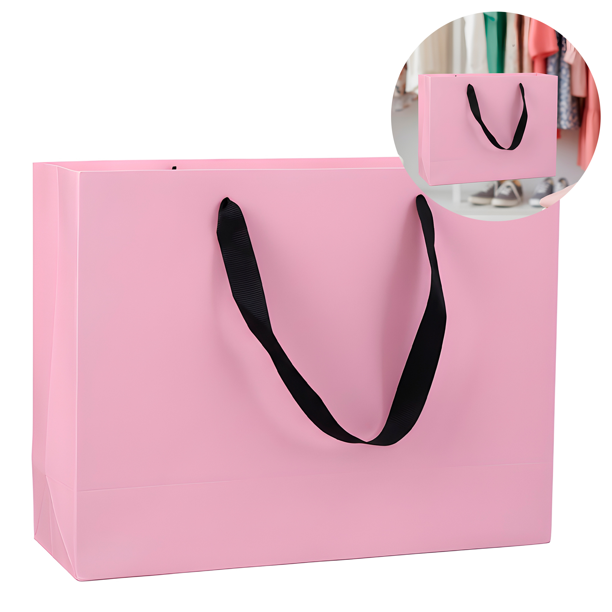 Bolsas de Cartón Lujo para Regalo Ecológicas Colores 32 X 25 X 11 CM 2