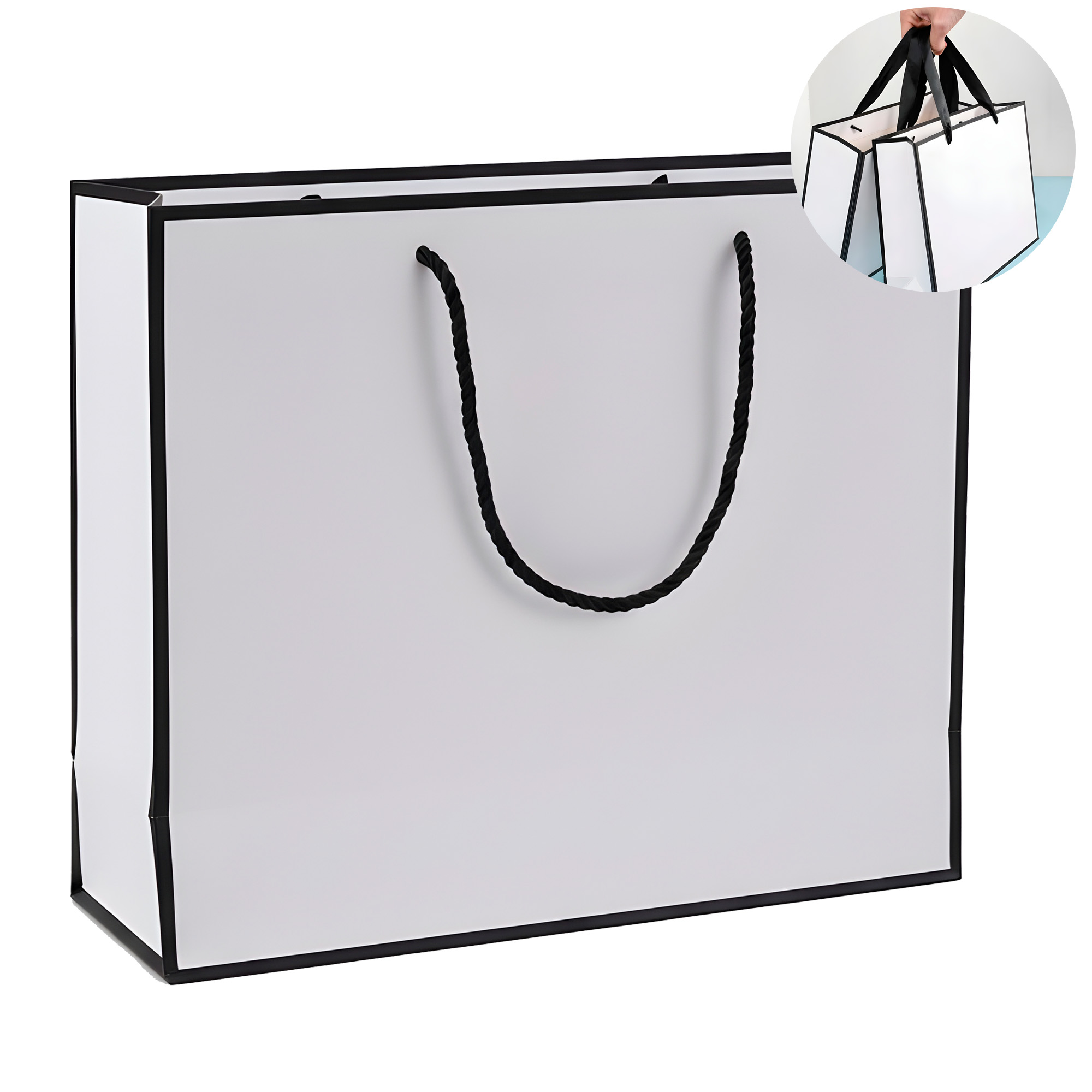 Bolsas de Cartón Lujo para Regalo Ecológicas Colores 32 X 25 X 11 CM 3