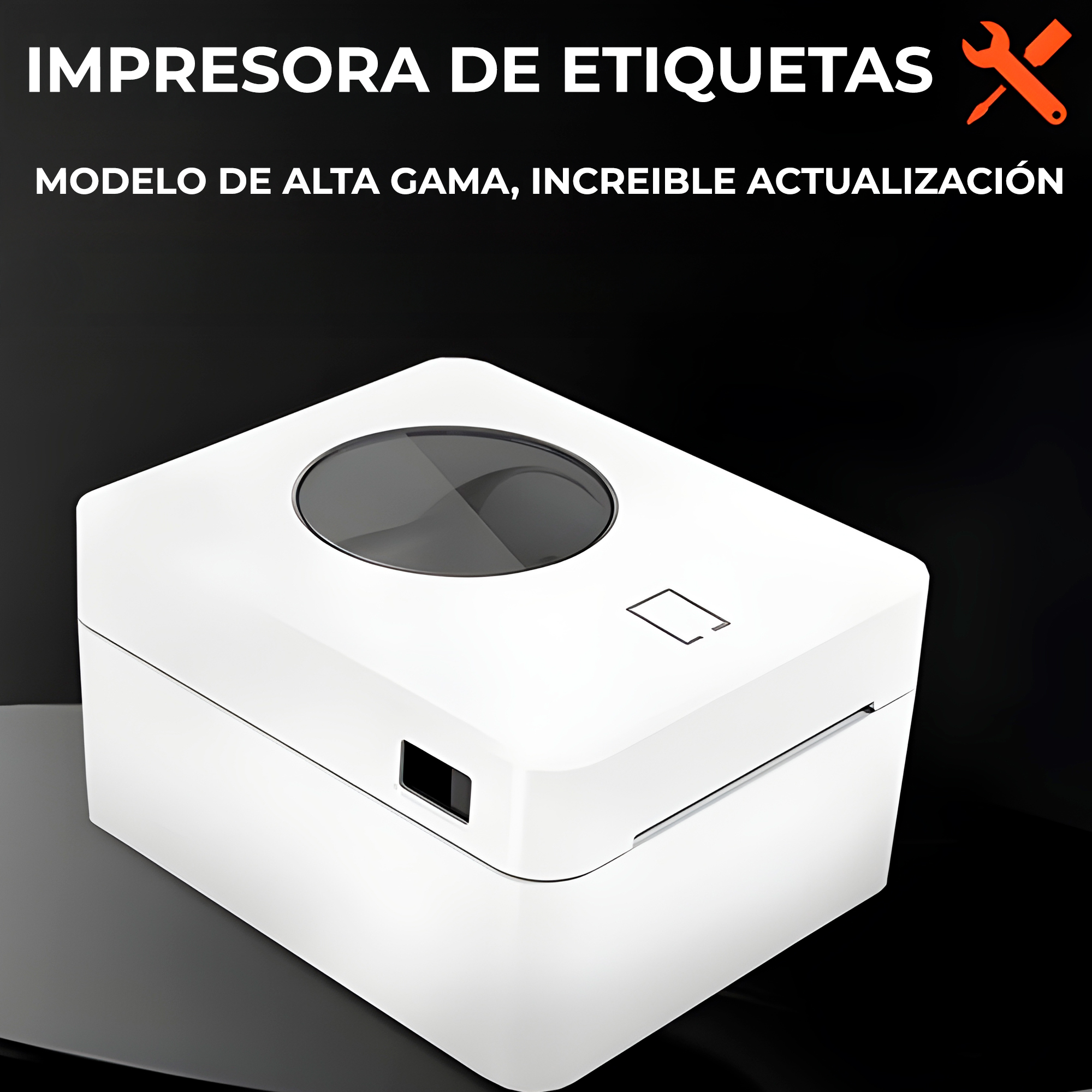 Impresora Térmica De Etiquetas Stickers adhesivos Blanca Sobremesa 4X6 CM POS-9250 9