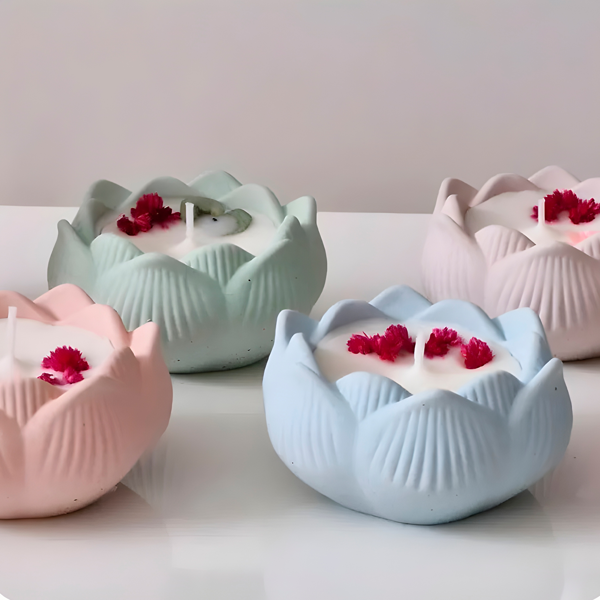 Molde de silicona Flor Hermosa 9 X 4.5 CM 5