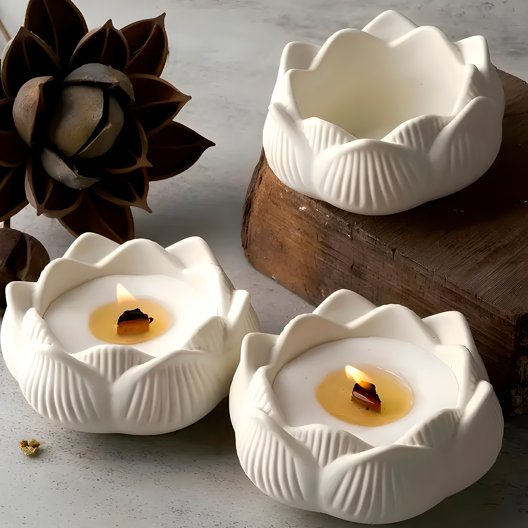 Molde de silicona Flor Hermosa 9 X 4.5 CM 8