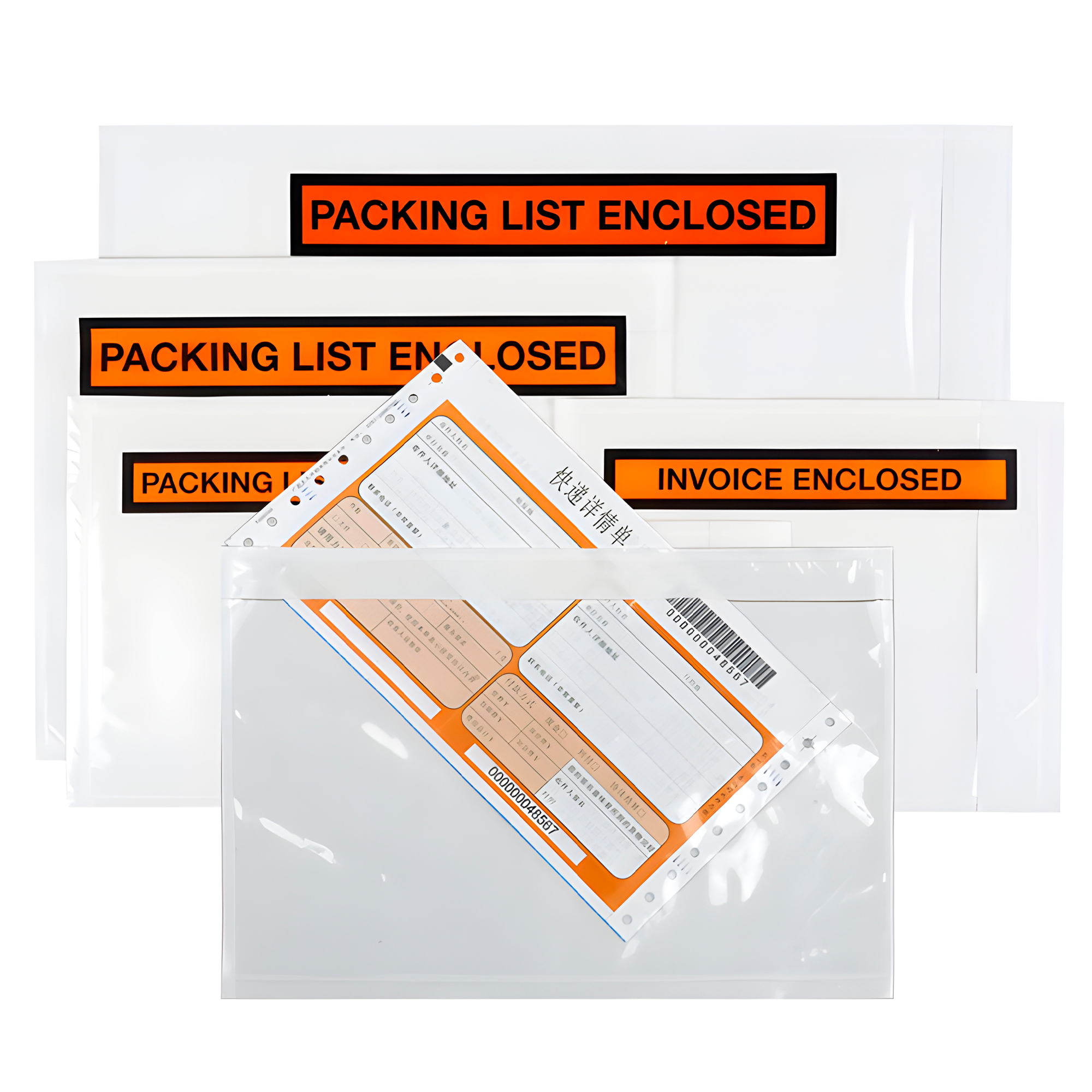 100 Bolsas Plasticas Oficio Embalaje Transparente para Envíos 14.5 X 18 CM 3