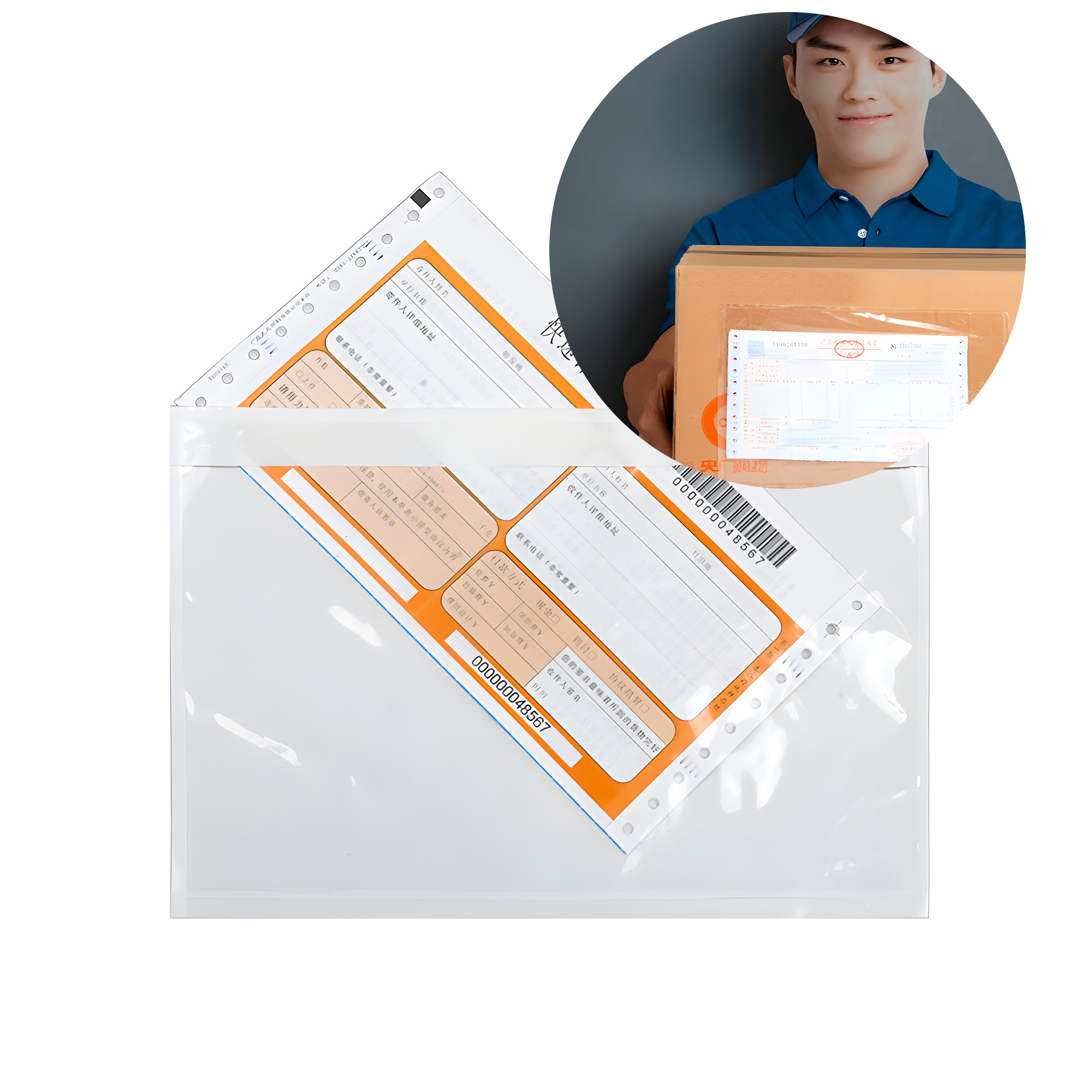 100 Bolsas Plasticas Oficio Embalaje Transparente para Envíos 14.5 X 18 CM 1