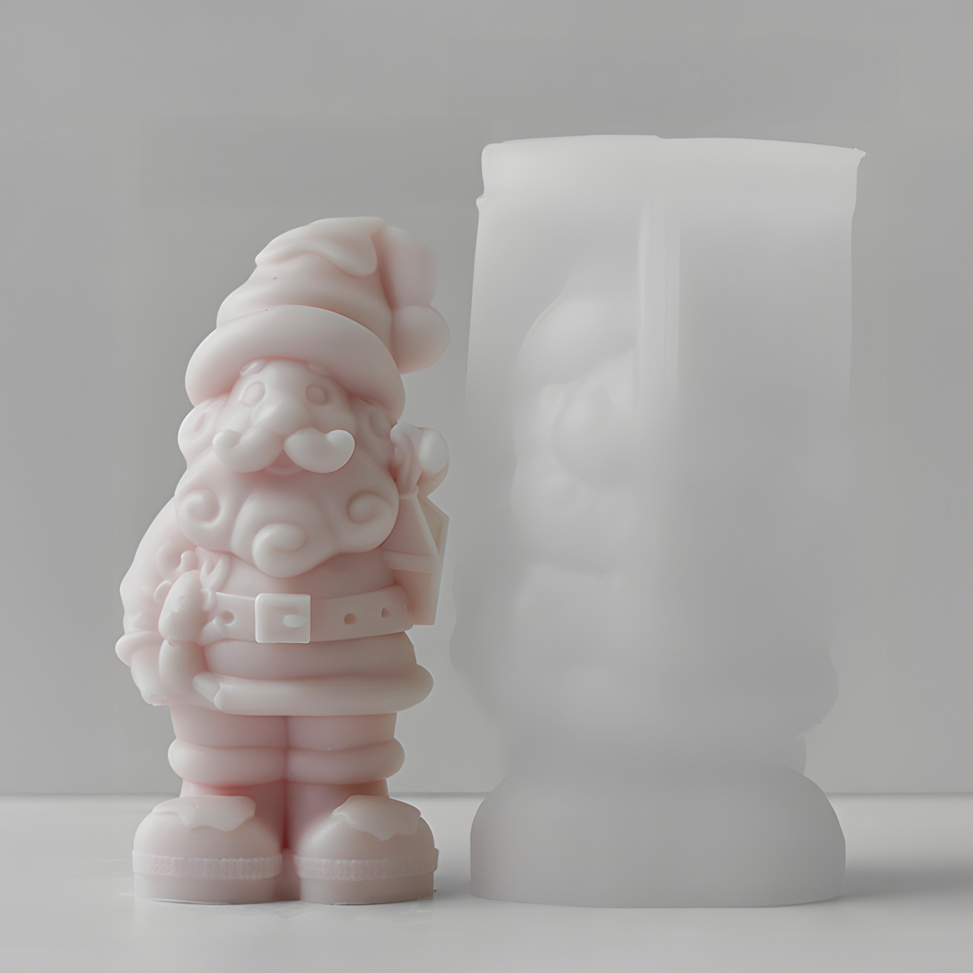 Molde Silicona Viejito Pascuero Navideño Aromaterapia Velas 6 X 11,2 CM 4