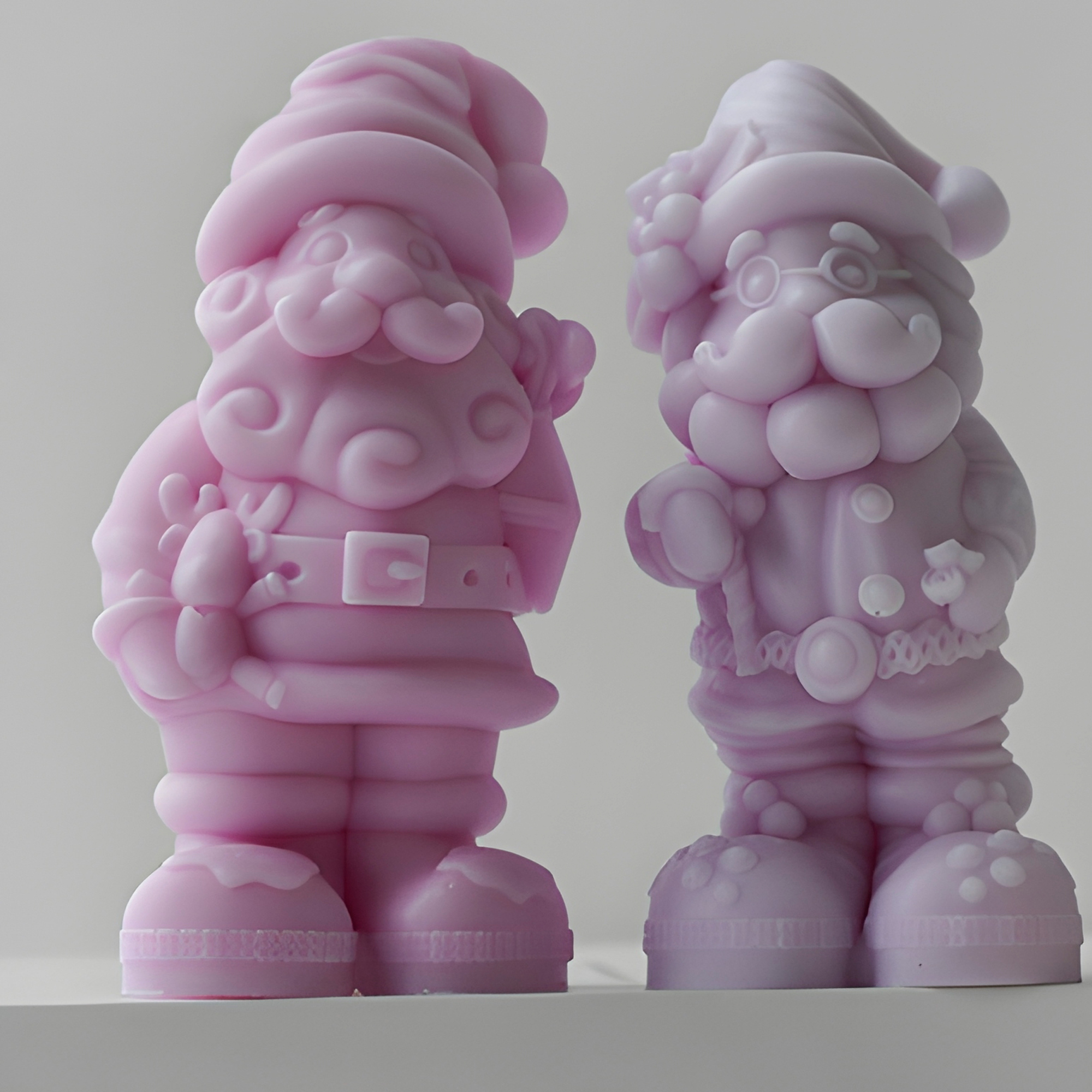 Molde Silicona Viejito Pascuero Navideño Aromaterapia Velas 6 X 11,2 CM 5