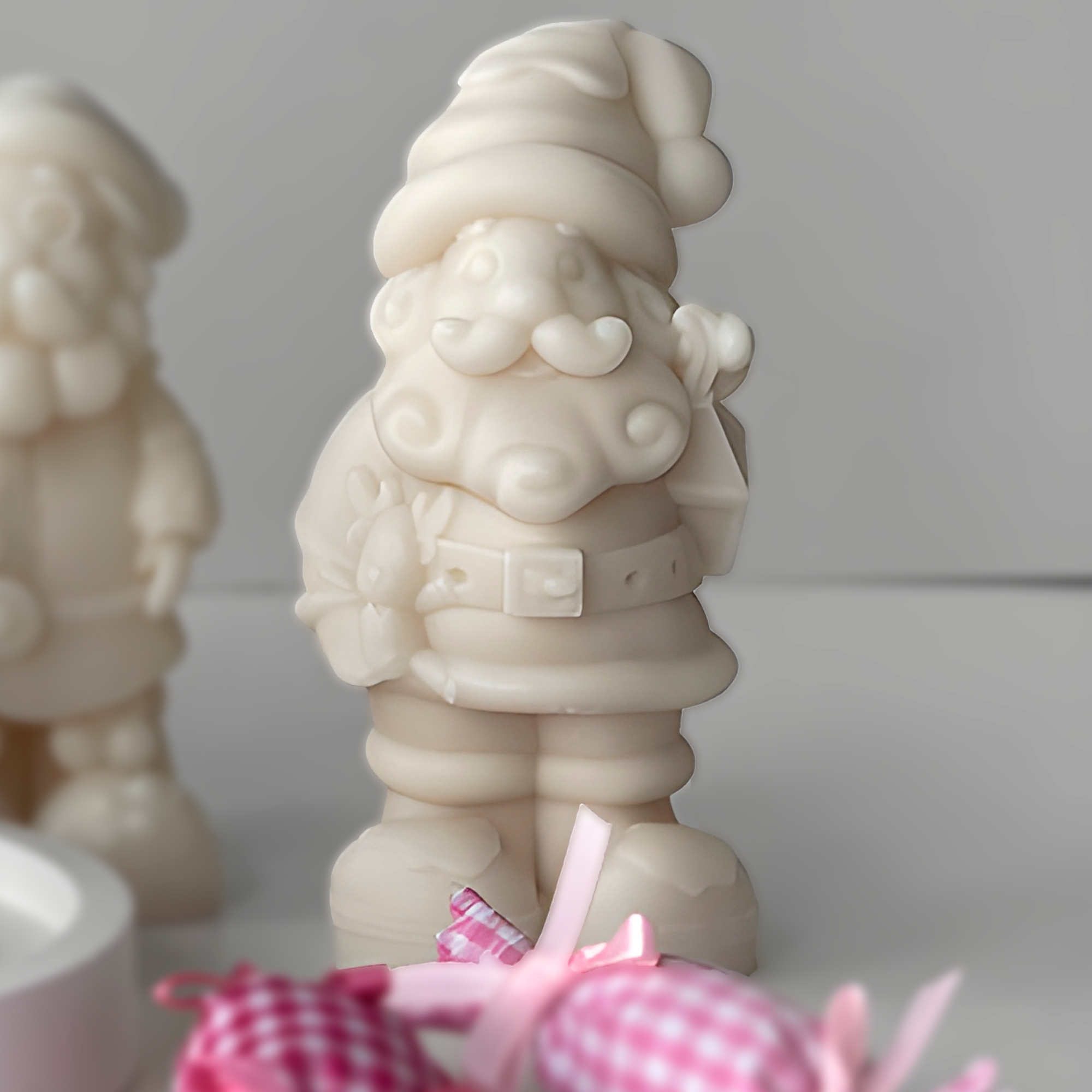 Molde Silicona Viejito Pascuero Navideño Aromaterapia Velas 6 X 11,2 CM 6