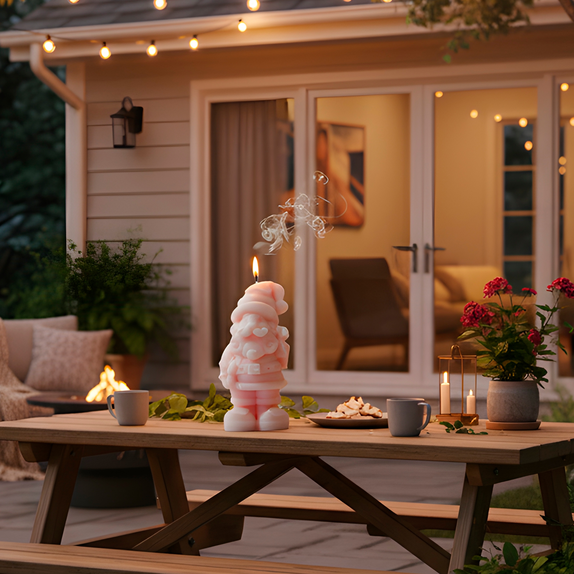 Molde Silicona Viejito Pascuero Navideño Aromaterapia Velas 6 X 11,2 CM 7