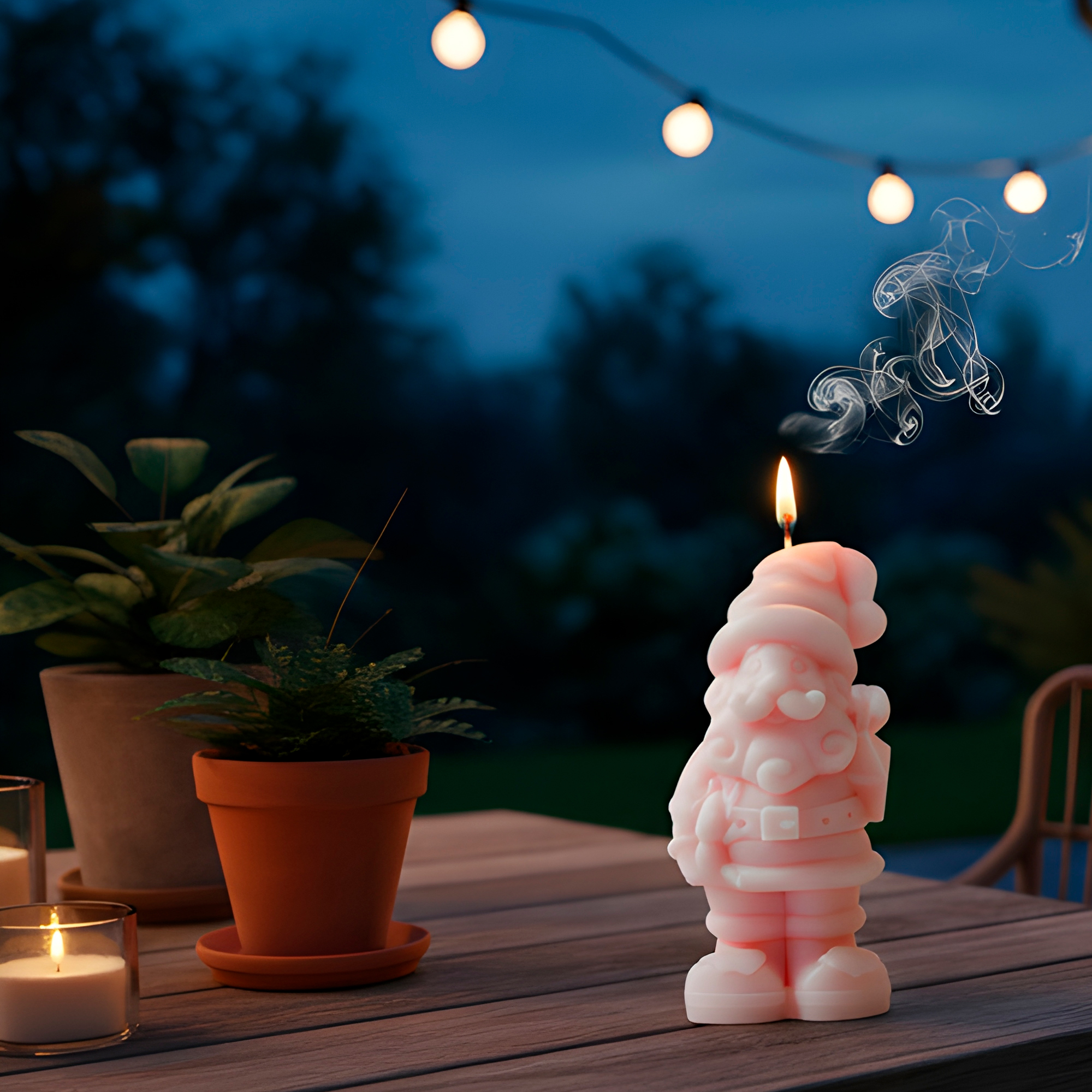 Molde Silicona Viejito Pascuero Navideño Aromaterapia Velas 6 X 11,2 CM 8