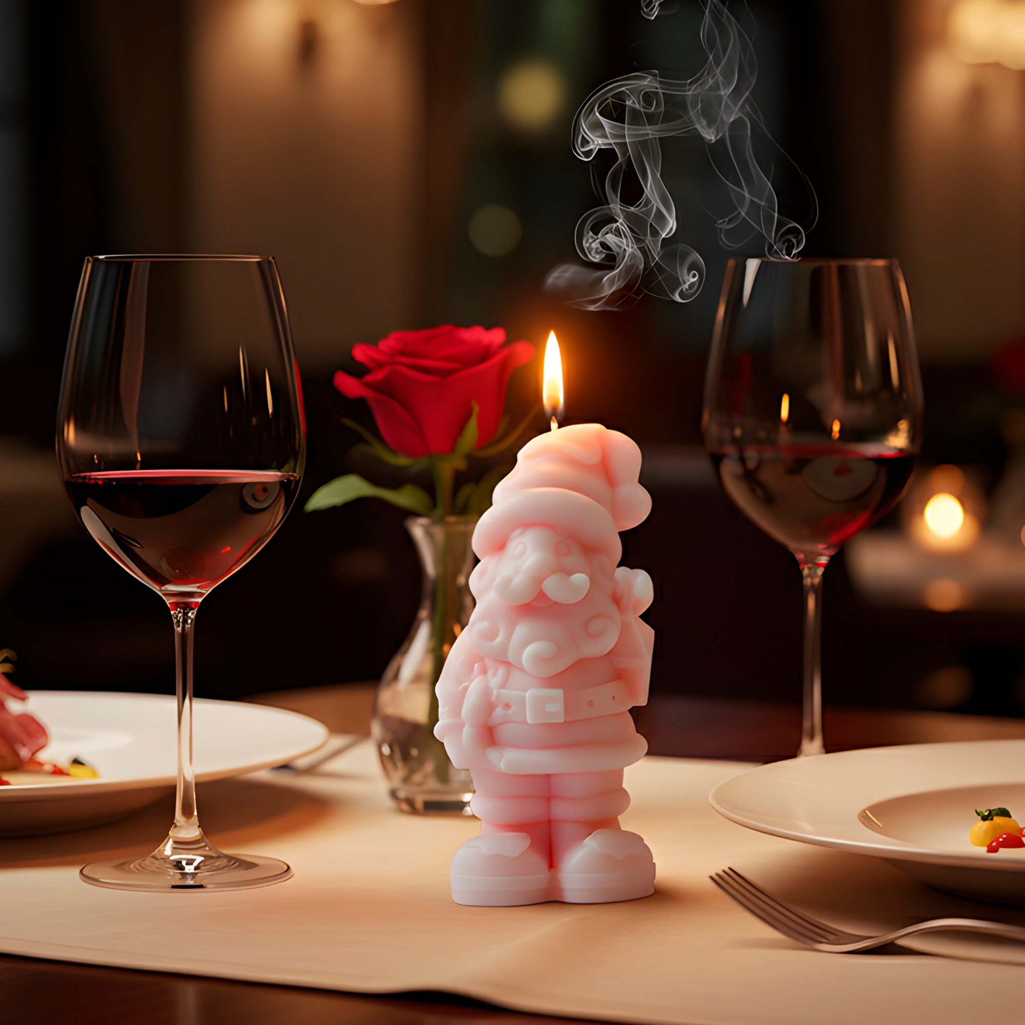 Molde Silicona Viejito Pascuero Navideño Aromaterapia Velas 6 X 11,2 CM 9