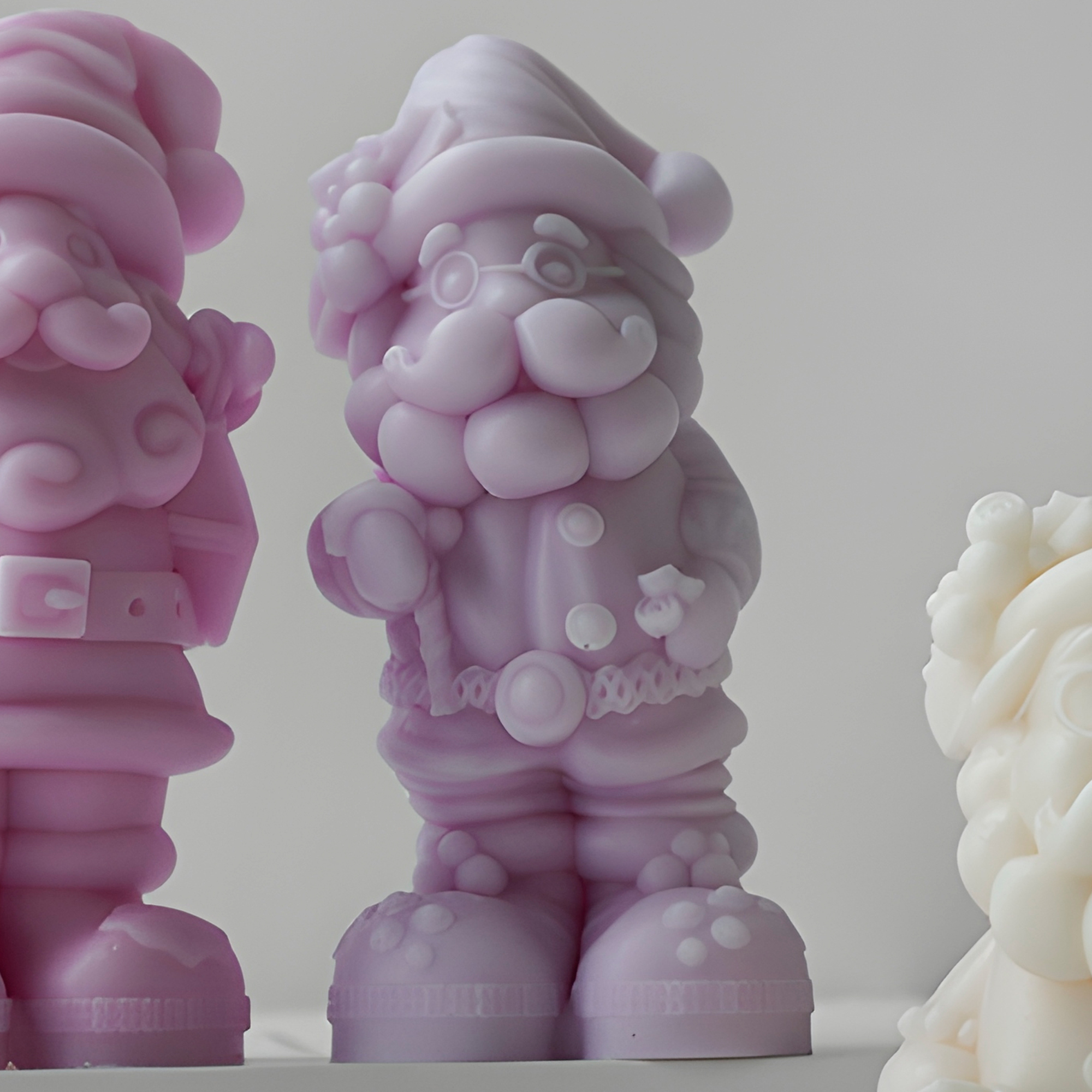 Molde Silicona Santa Claus Viejito Pascuero Navideño Aromaterapia Velas 5,5 X 11 CM 4