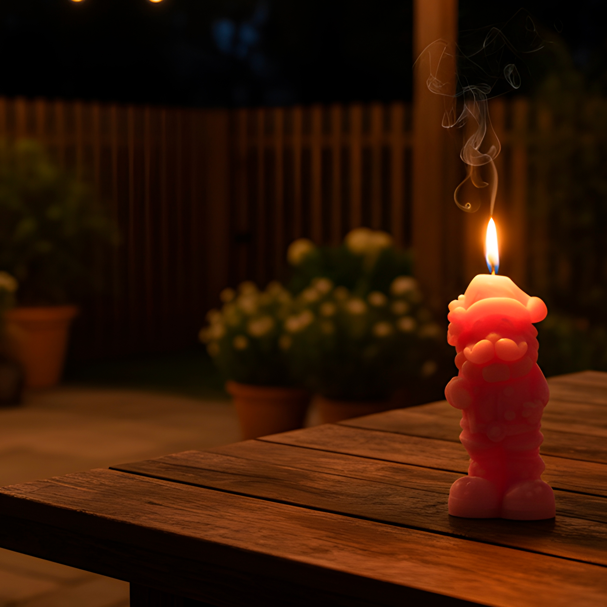 Molde Silicona Santa Claus Viejito Pascuero Navideño Aromaterapia Velas 5,5 X 11 CM 2