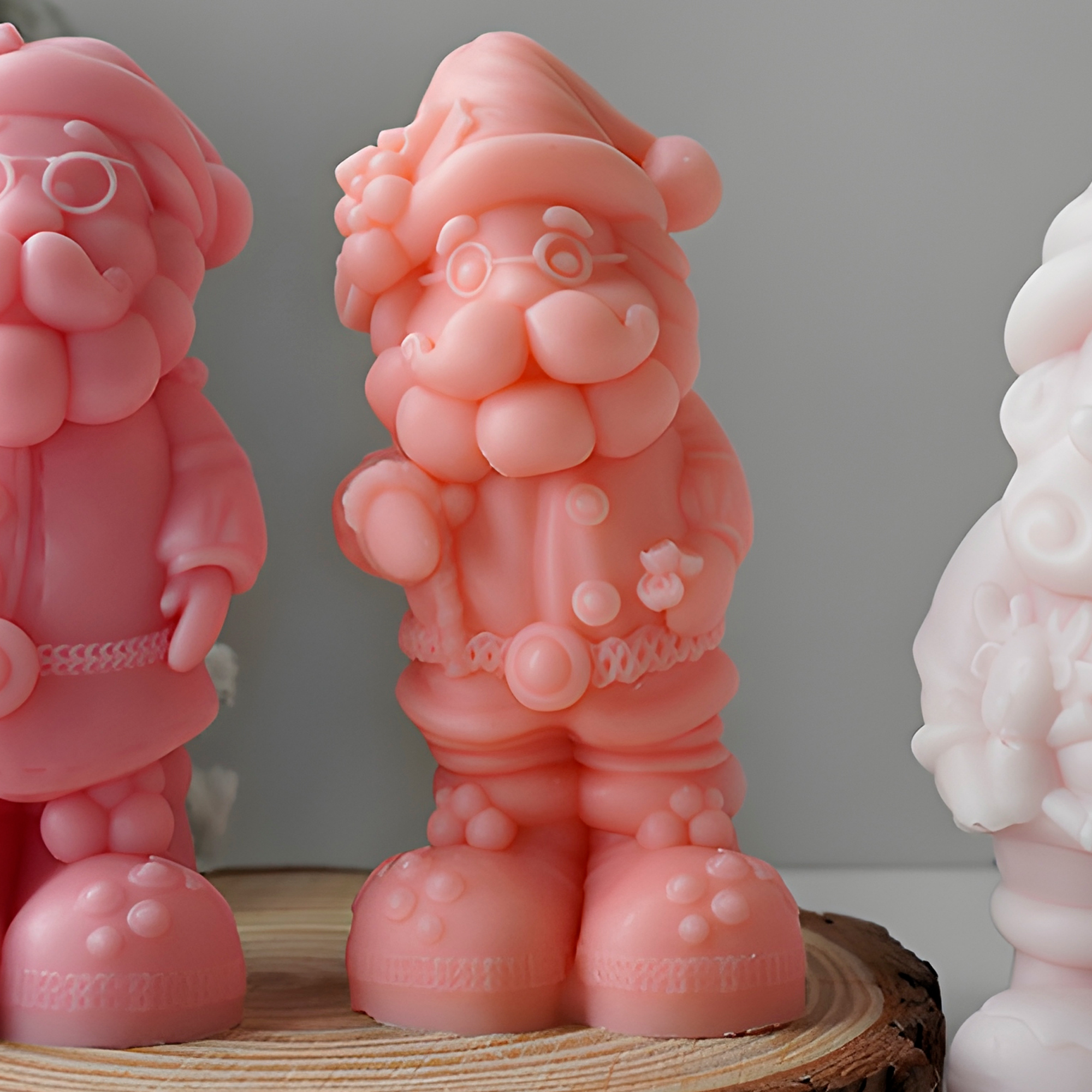 Molde Silicona Santa Claus Viejito Pascuero Navideño Aromaterapia Velas 5,5 X 11 CM 5