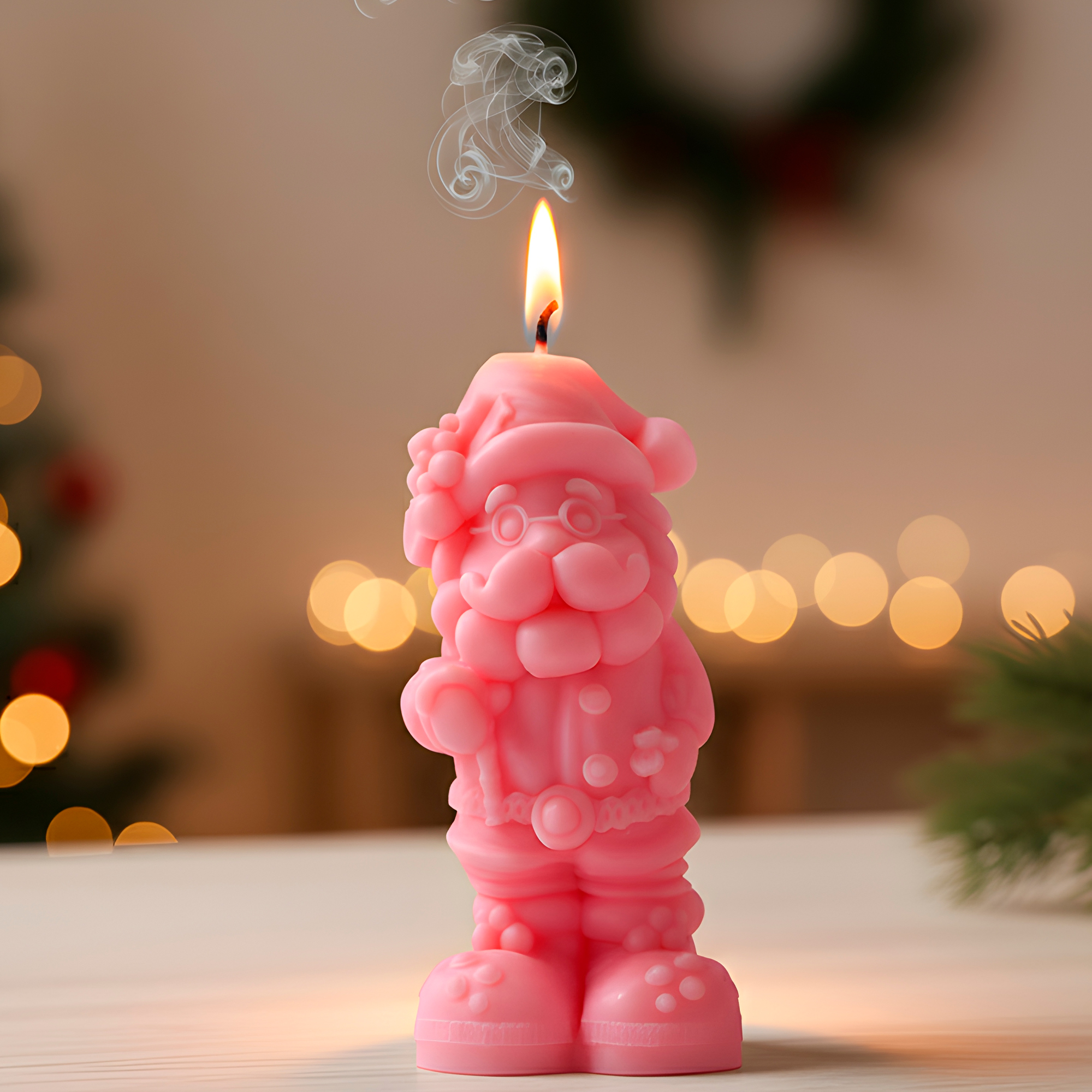 Molde Silicona Santa Claus Viejito Pascuero Navideño Aromaterapia Velas 5,5 X 11 CM 7