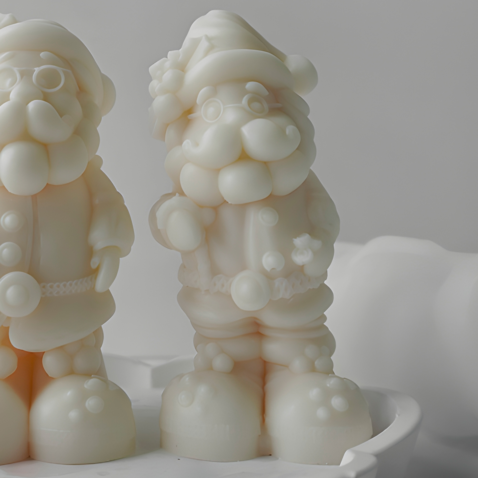 Molde Silicona Santa Claus Viejito Pascuero Navideño Aromaterapia Velas 5,5 X 11 CM 8