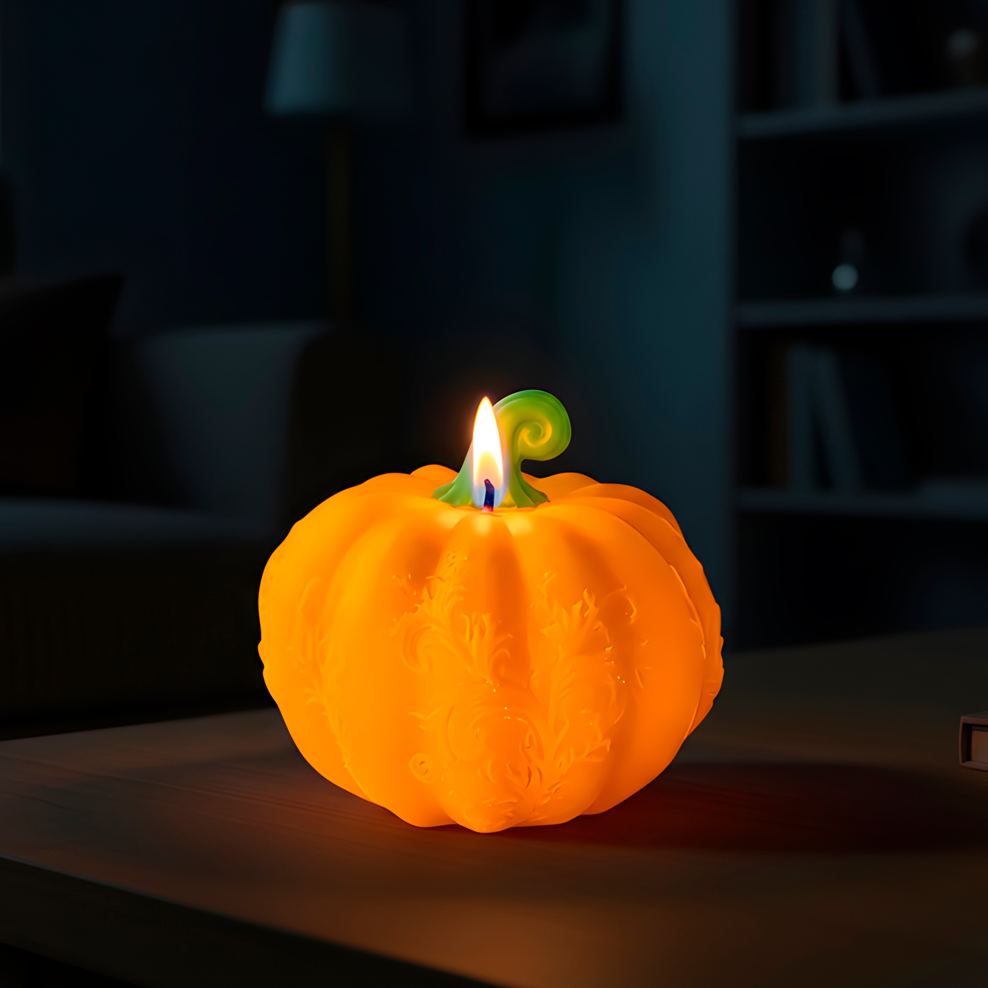 Molde Silicona Calabaza Aromaterapia Velas 7,8 X 7 CM 8