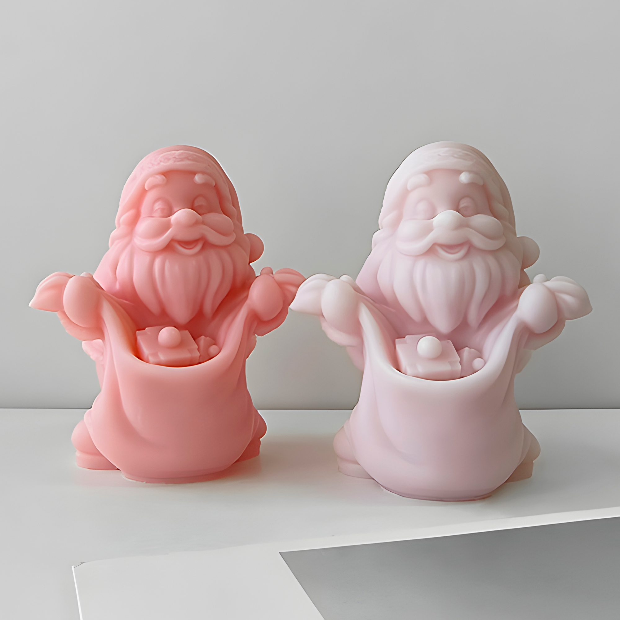 Molde Silicona Viejito Pascuero con Bolsa de Regalos Aromaterapia Velas 8,5 X 9,5 CM 7