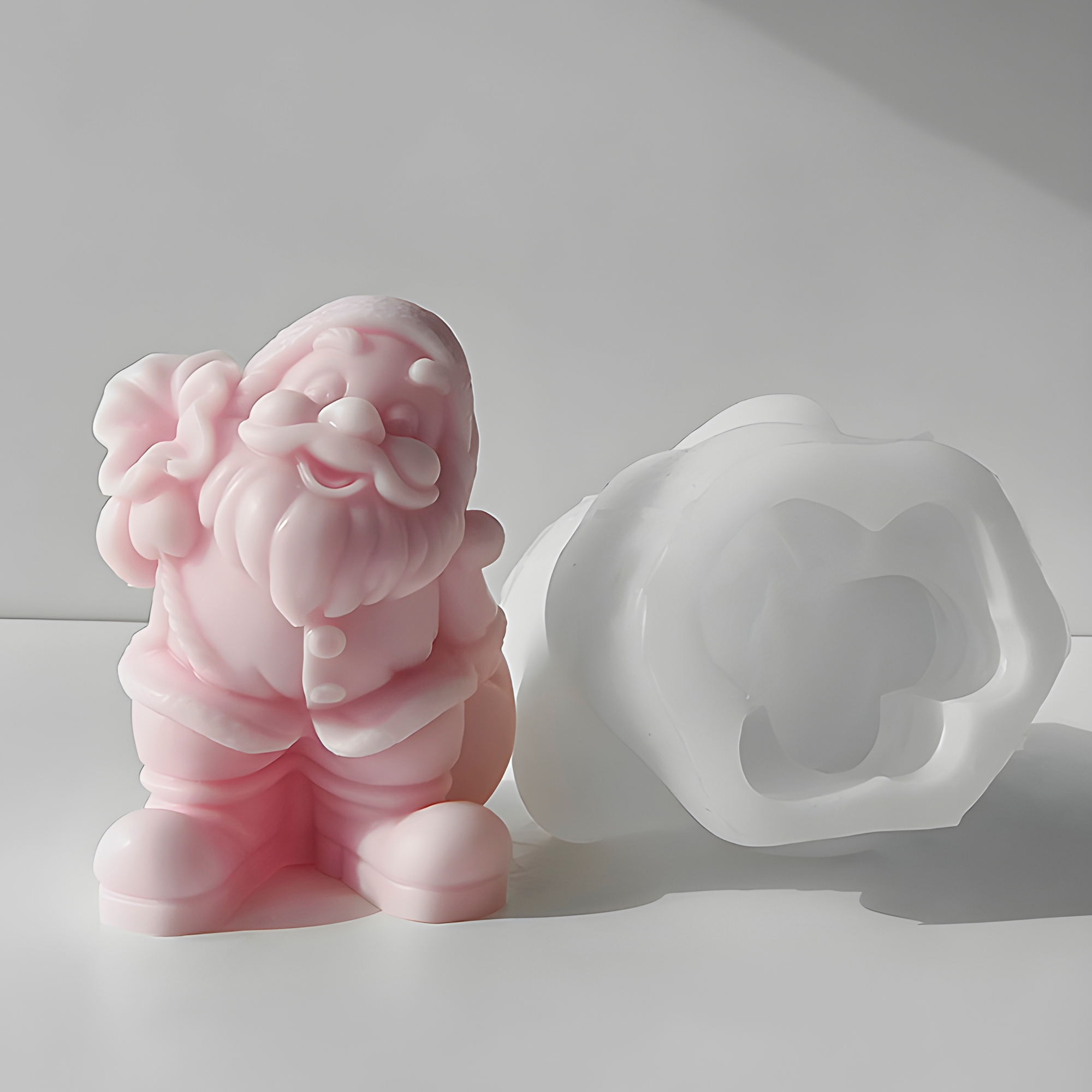 Molde Silicona Viejito Pascuero con Bolsa en Espalda Aromaterapia Velas 7 X 9,6 CM 7