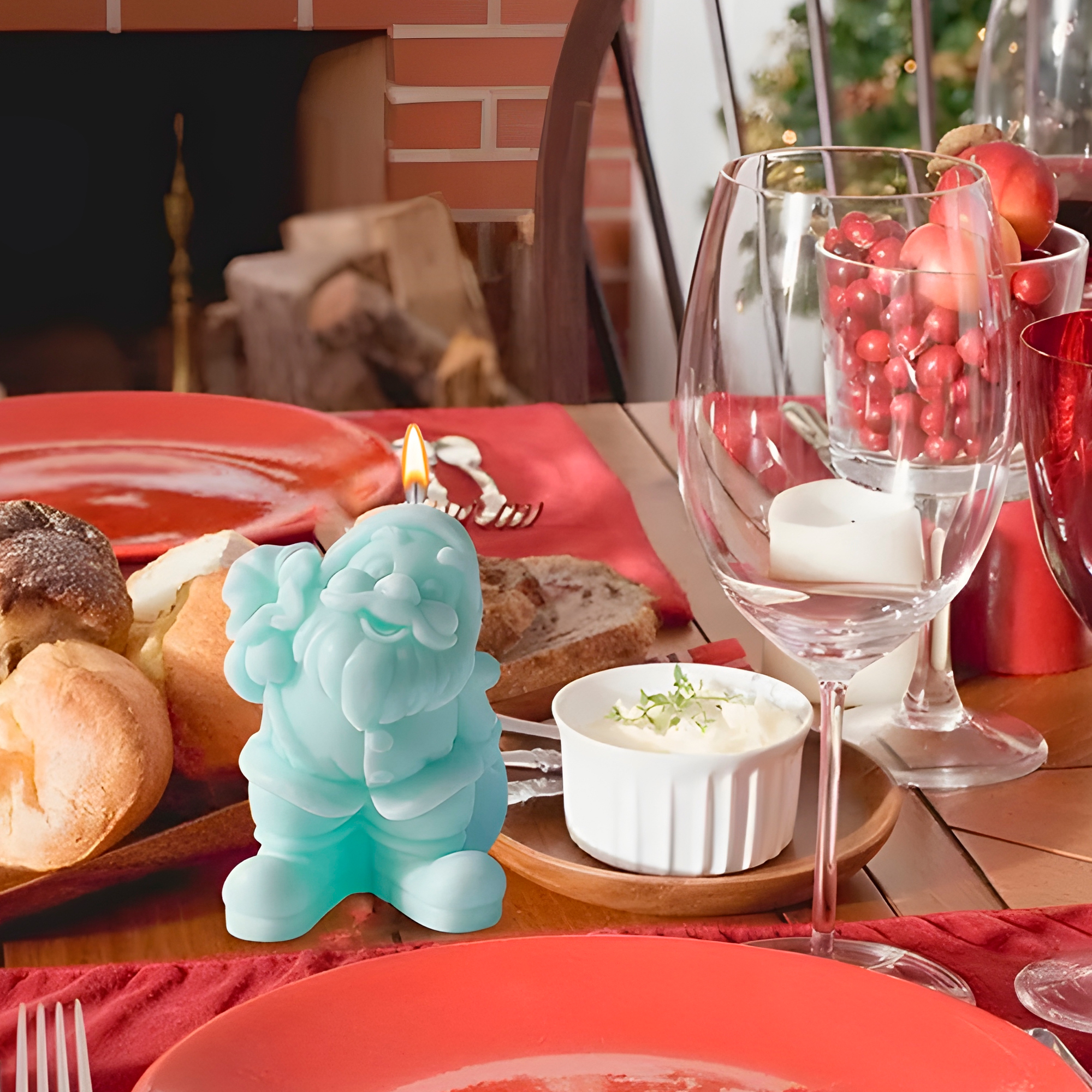 Molde Silicona Viejito Pascuero con Bolsa en Espalda Aromaterapia Velas 7 X 9,6 CM 8