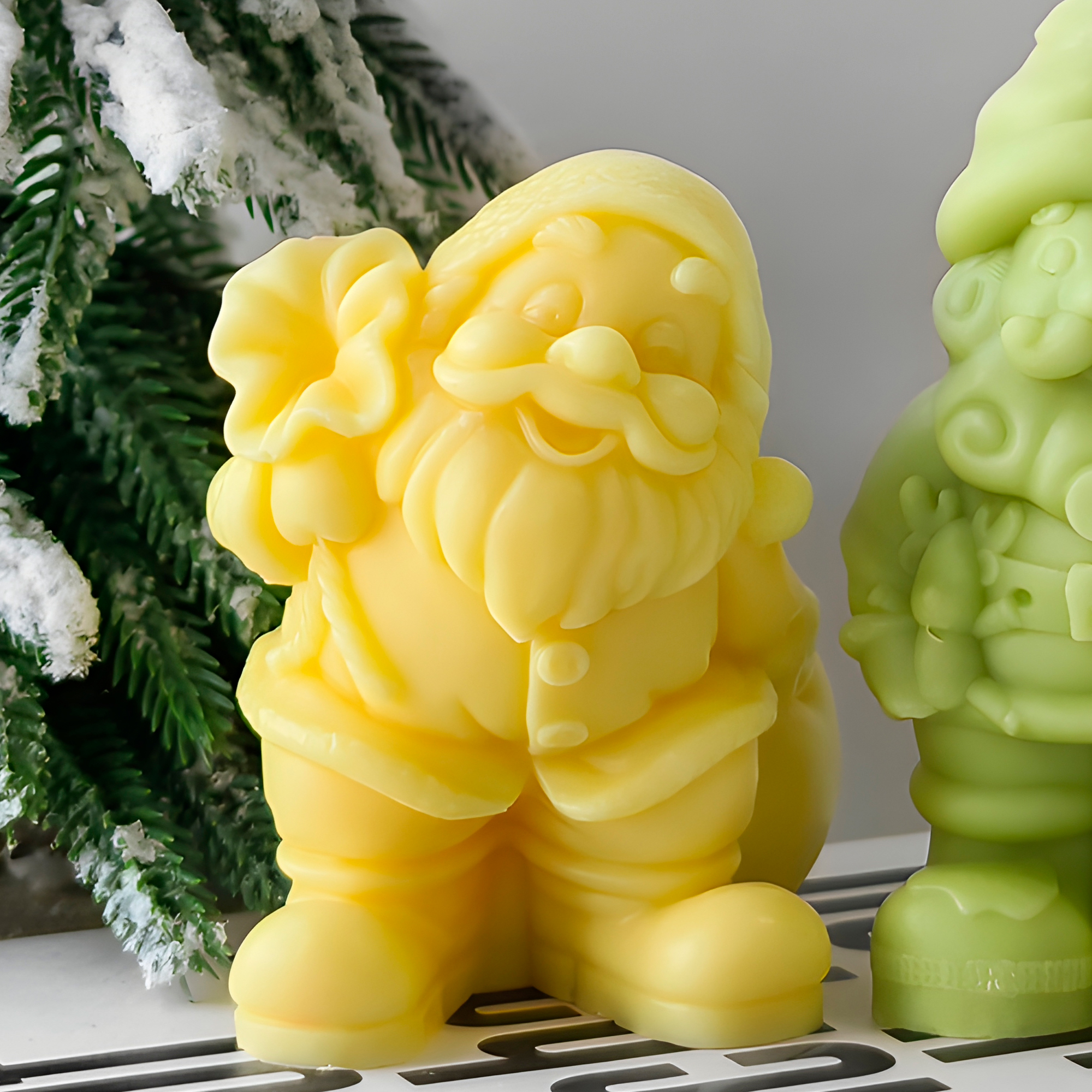 Molde Silicona Viejito Pascuero con Bolsa en Espalda Aromaterapia Velas 7 X 9,6 CM 10