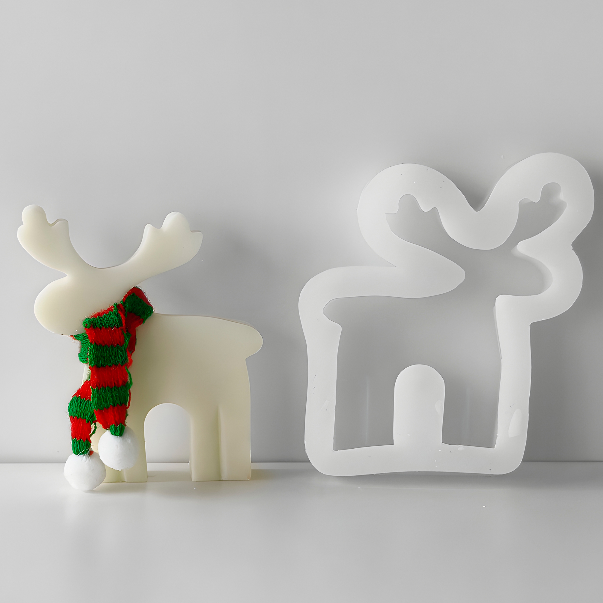 Molde Silicona Alce Animal Aromaterapia Velas 7,2 X 8 CM 2