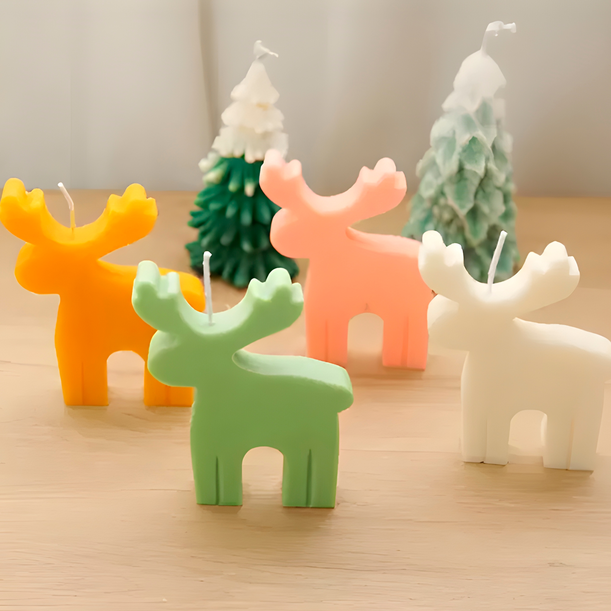 Molde Silicona Alce Animal Aromaterapia Velas 7,2 X 8 CM 3