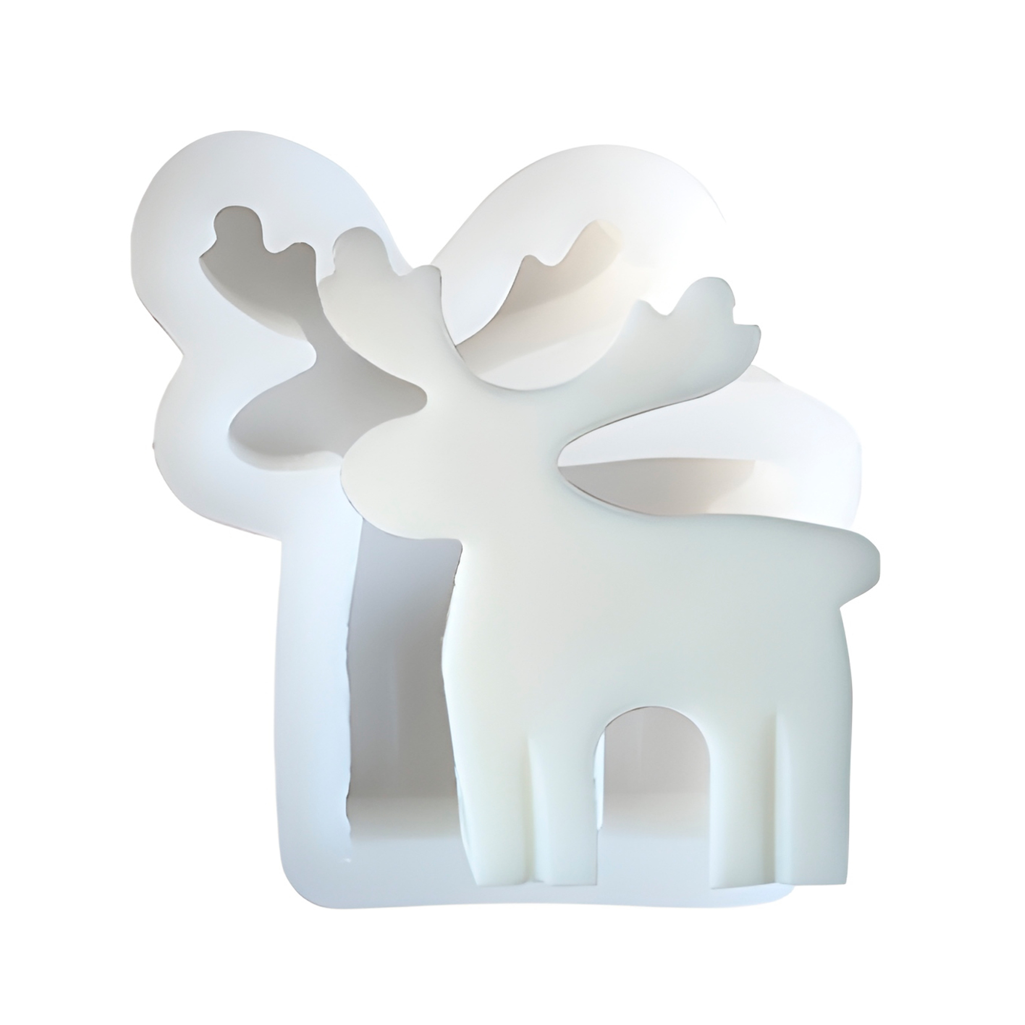 Molde Silicona Alce Animal Aromaterapia Velas 7,2 X 8 CM 1