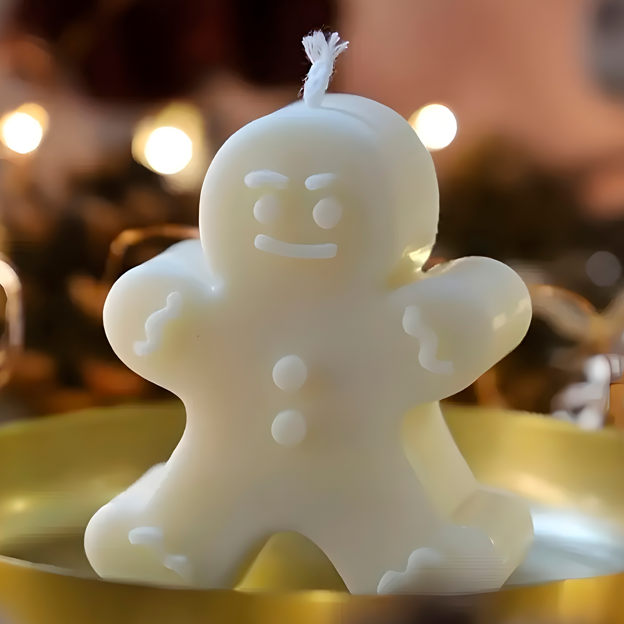 Molde Silicona Hombre de Jengibre Aromaterapia Velas 6,5 X 7,5 CM 4