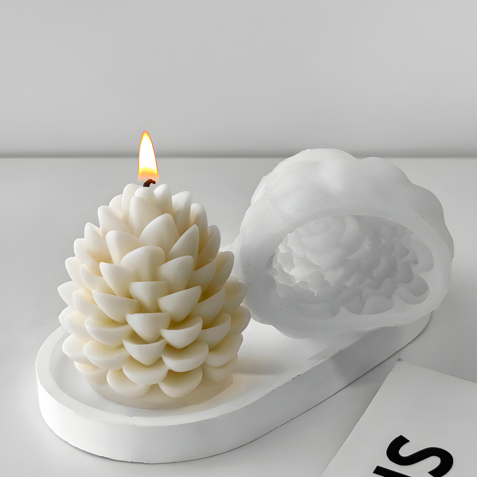Molde Silicona Piña Aromaterapia Velas 7,5 X 8,1 CM 3